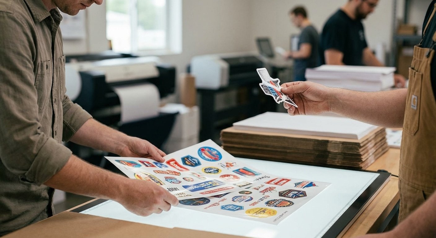 สติ๊กเกอร์ตัดขาด vs ตัดไม่ขาด? ไขความลับ 'Die-Cut' vs 'Kiss-Cut' เลือกแบบไหนให้ถูกงาน - die-cut-vs-kiss-cut-sticker-comparison-guide