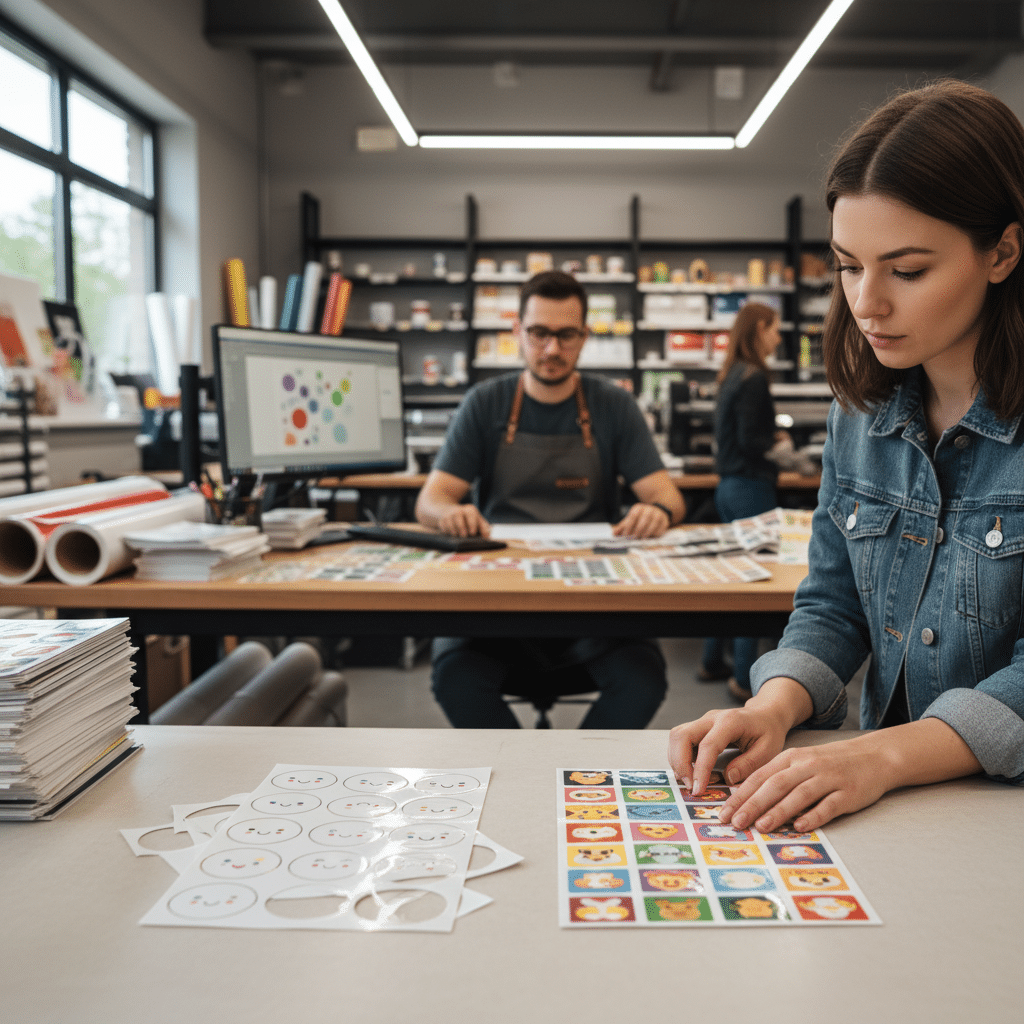 สั่งผิดชีวิตเปลี่ยน! 'Die-cut' vs 'Kiss-cut' ต่างกันตรงไหน? เลือกแบบไหนให้เหมาะกับการใช้งาน - die-cut-vs-kiss-cut-sticker-difference