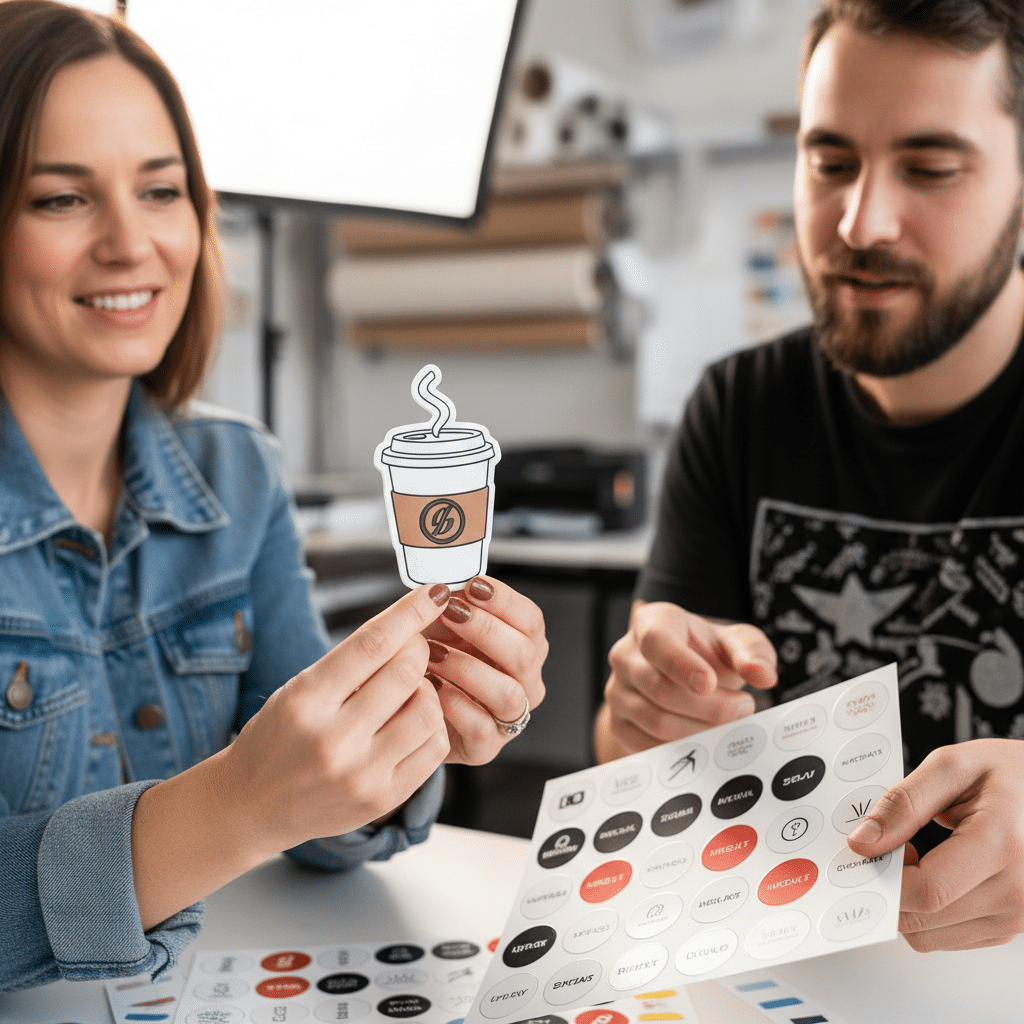 แจกฟรี vs แปะสินค้า? เลือก 'Die Cut หรือ Kiss Cut' ให้ถูกโจทย์ - die-cut-vs-kiss-cut-sticker-difference-guide