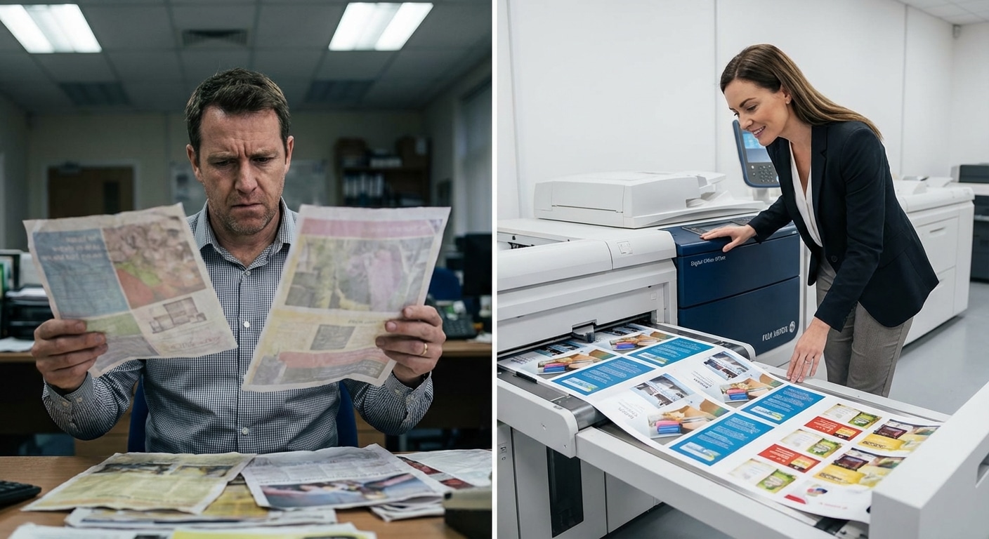 งานพิมพ์สีเพี้ยน? แก้ด้วยระบบ 'Digital Offset' ความคมชัดระดับ HD ที่แบรนด์ยุค 2026 ต้องเลือก - digital-offset-printing-technology-hd-quality-2026