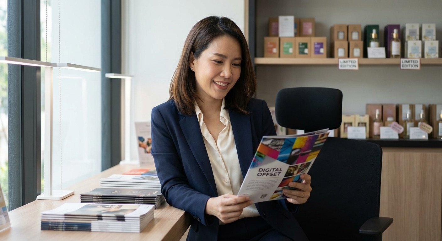 ลืมค่าบล็อก! Digital Offset 2026 พิมพ์น้อยก็สวยได้เพื่อ SME - digital-offset-printing-technology-sme-2026