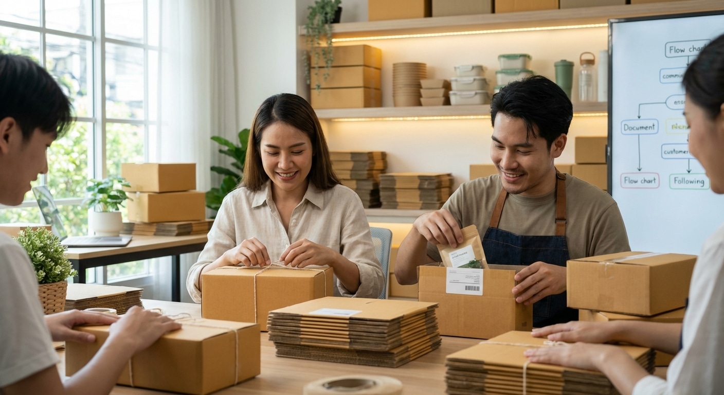 ส่องเทรนด์ 2026! 'แพ็กเกจจิ้งรักษ์โลก' มาแรง SME ไทยปรับตัวใช้กระดาษคราฟท์ ยอดขายพุ่ง - eco-friendly-packaging-trends-2026-kraft-paper