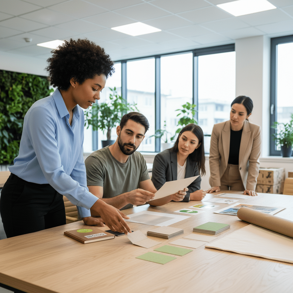 พิมพ์รักษ์โลก 2026: วัสดุพิมพ์ใหม่นอกจากกระดาษรีไซเคิล - eco-friendly-printing-materials-2026