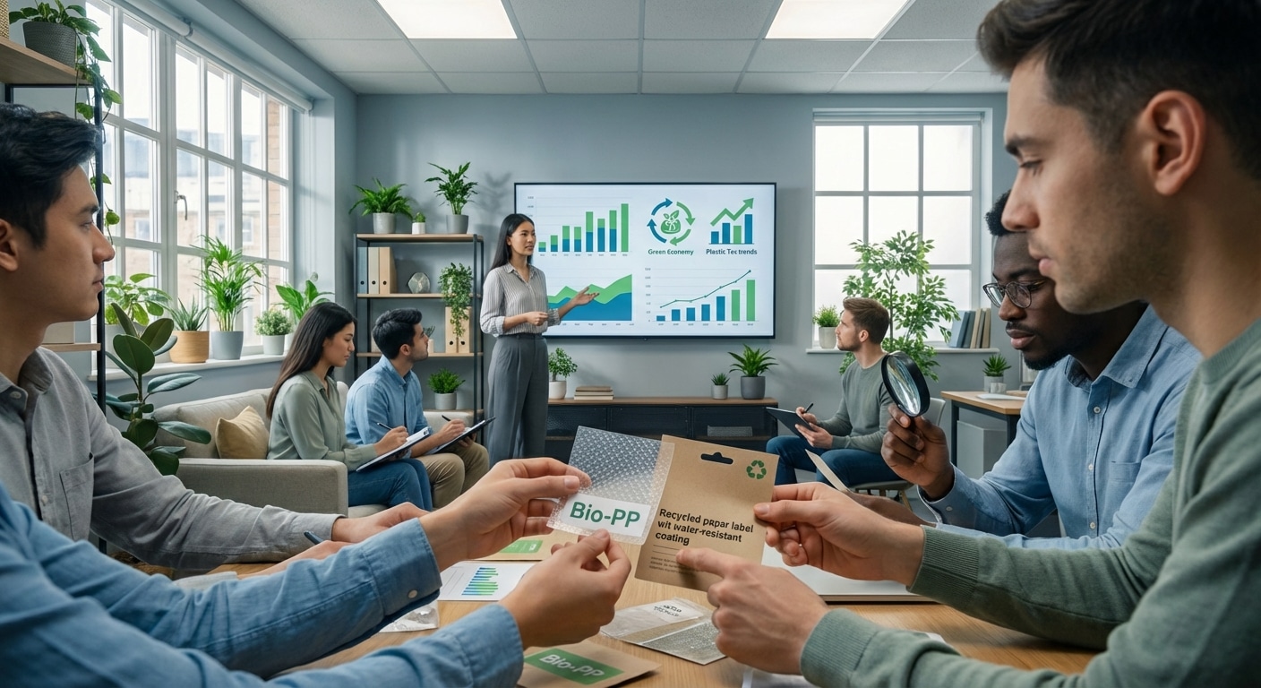 ภาษีพลาสติกมาแน่? ส่องเทรนด์ 'สติ๊กเกอร์รักษ์โลก' ปี 2026 ที่ SME ต้องปรับตัว - eco-friendly-sticker-packaging-trends-2026-analysis