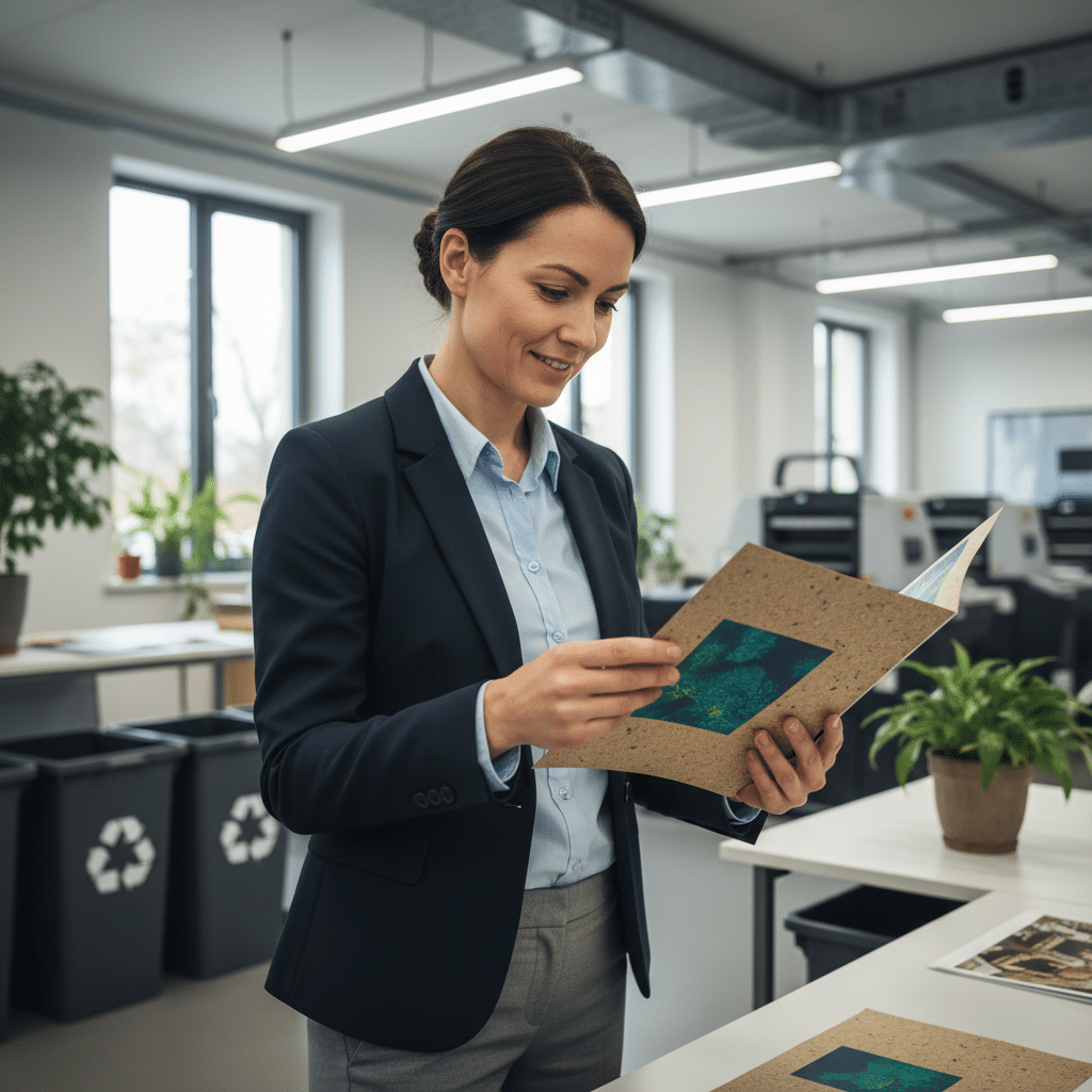 พิมพ์รักษ์โลก: เทรนด์หมึก Soy Ink-กระดาษรีไซเคิล 2026 - eco-printing-trend-soy-ink-2026