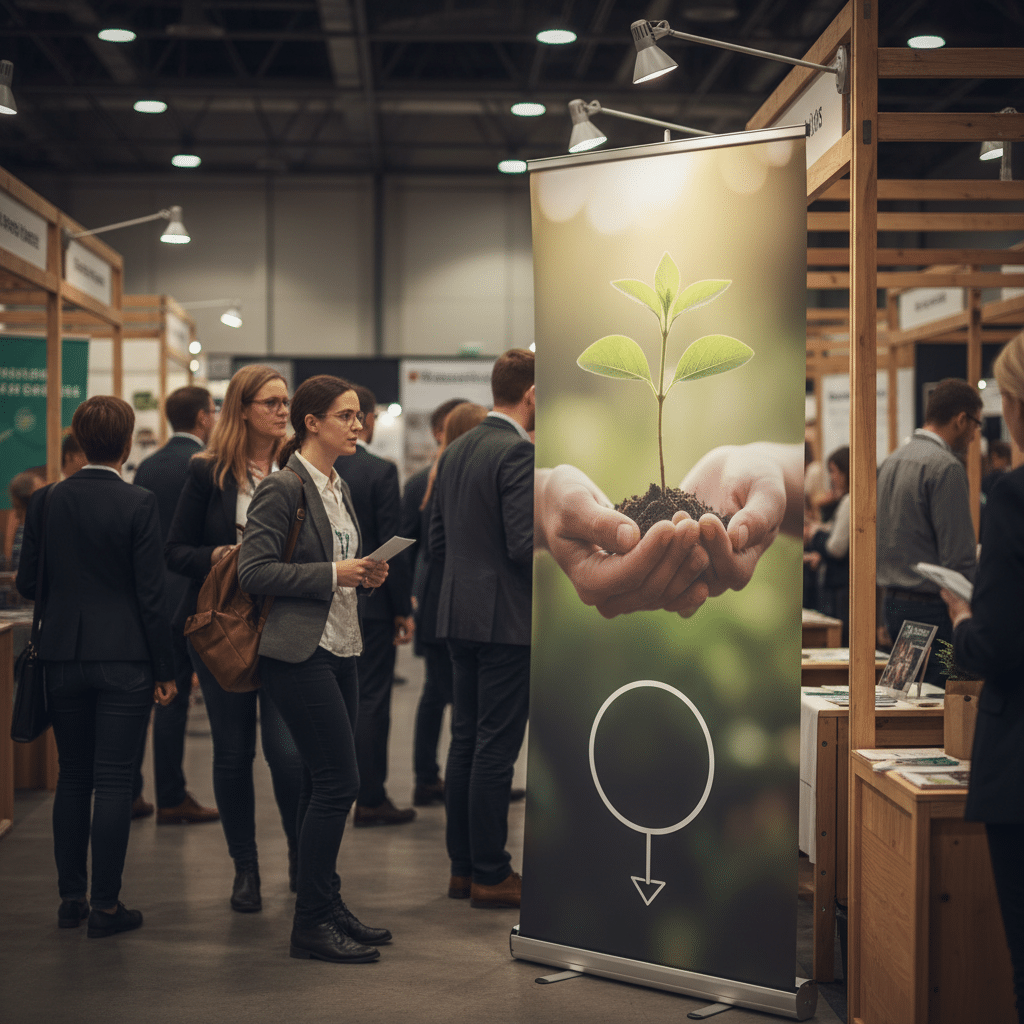 ออกแบบ Roll Up ยังไงให้คนหยุดดู? 5 ทริคที่ได้ผลจริง - effective-roll-up-banner-design