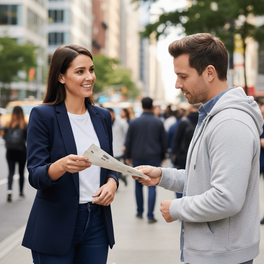 แจกใบปลิว=ขยะ? พลิกเกม 'Offline Marketing' ด้วย 3 เทคนิคออกแบบให้คนอยากเก็บ แถมปิดการขายได้จริง - flyer-design-offline-to-online-marketing-tips