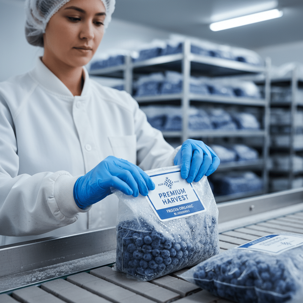 แช่ฟรีซแล้วหลุด? จบด้วย 'สติ๊กเกอร์กาวห้องเย็น' ทนติดลบ -40°C - frozen-food-sticker-selection-guide-pp-freezer