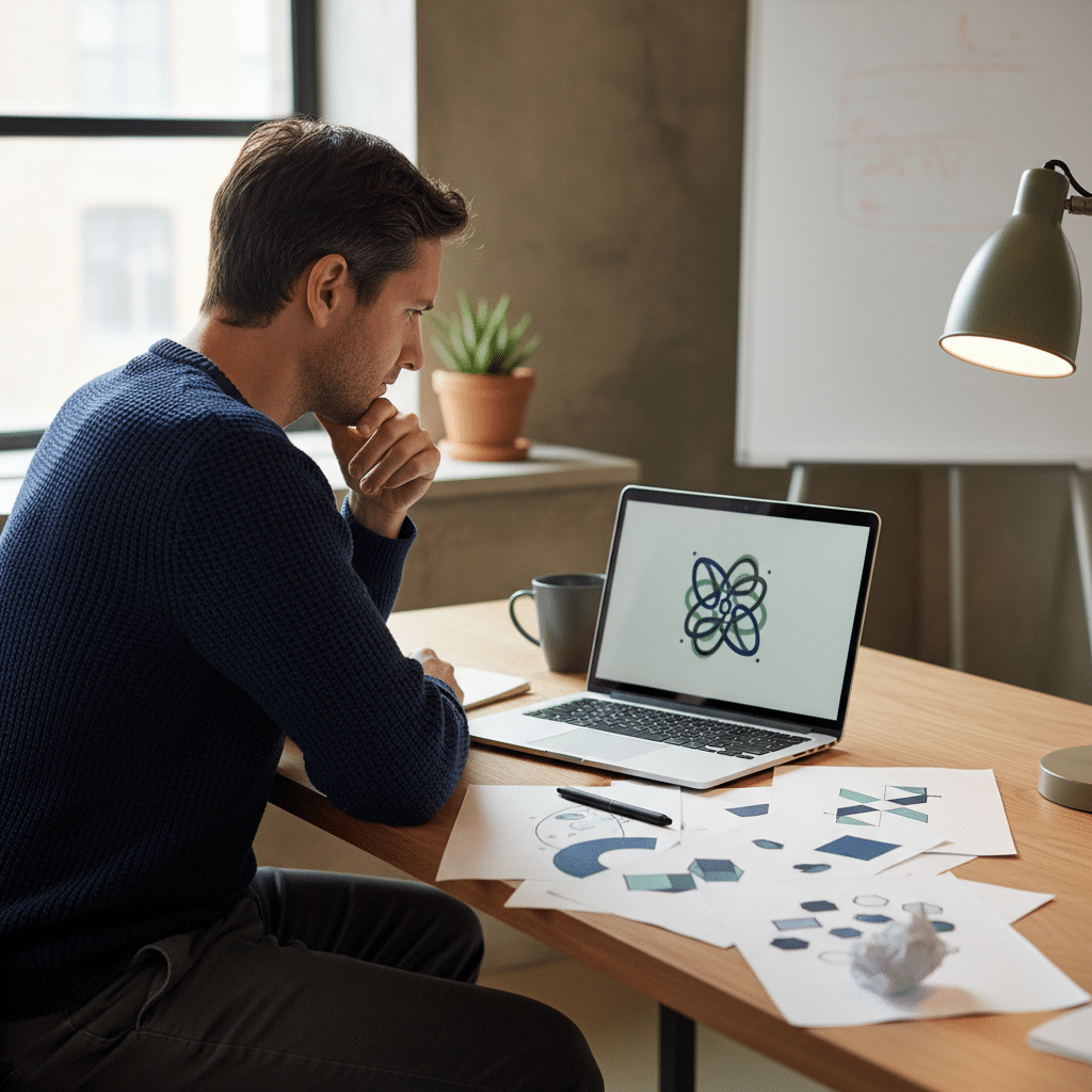 AI ออกแบบโลโก้? SME ควรใช้หรือควรระวัง - generative-ai-logo-design-sme