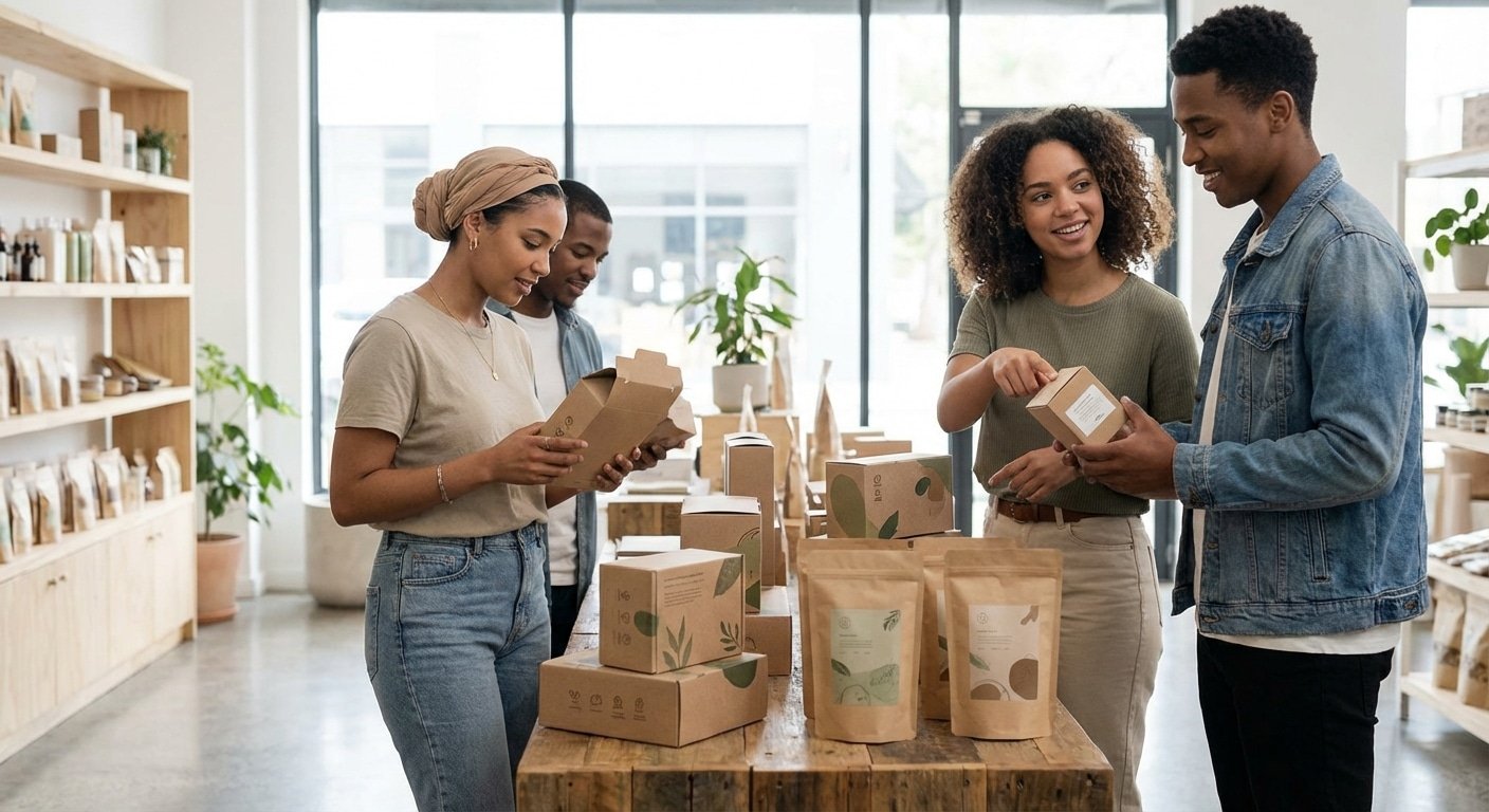 เทรนด์ Eco 2026! ปรับโฉมแบรนด์ด้วย 'Green Printing' (หมึก Soy Ink + กระดาษรีไซเคิล) มัดใจลูกค้า Gen Z - green-printing-eco-friendly-packaging-trend-2026