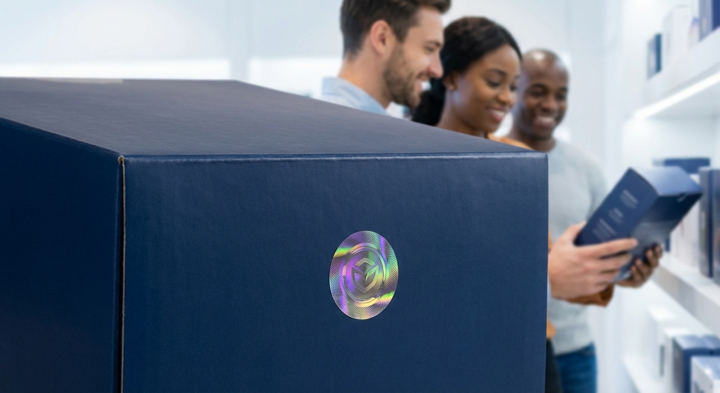 ของปลอมระบาด! ปกป้องแบรนด์ด้วย 'สติ๊กเกอร์โฮโลแกรม' ดวงเล็กแต่สร้างความเชื่อถือระดับโลก - hologram-sticker-anti-counterfeit-branding