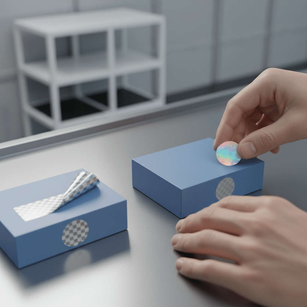 ของปลอมระบาดแก้ได้! สร้างเกราะให้แบรนด์ด้วย 'สติ๊กเกอร์โฮโลแกรม' (Hologram) แปะปุ๊บดูแพงปั๊บ - hologram-void-security-sticker-brand-protection-benefits