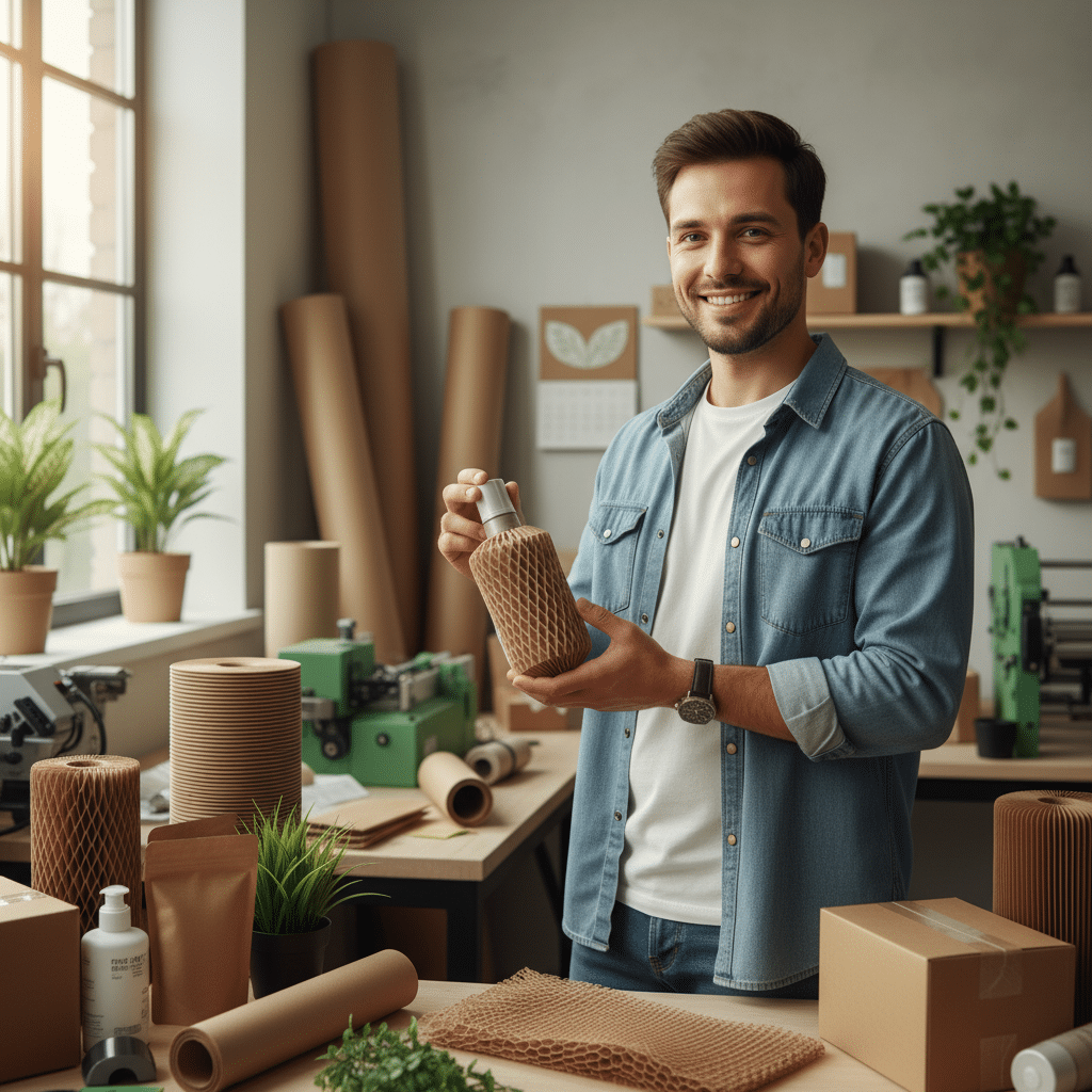 กระดาษรังผึ้ง: เทรนด์บรรจุภัณฑ์รักษ์โลกแทนพลาสติก - honeycomb-paper-eco-packaging-trend