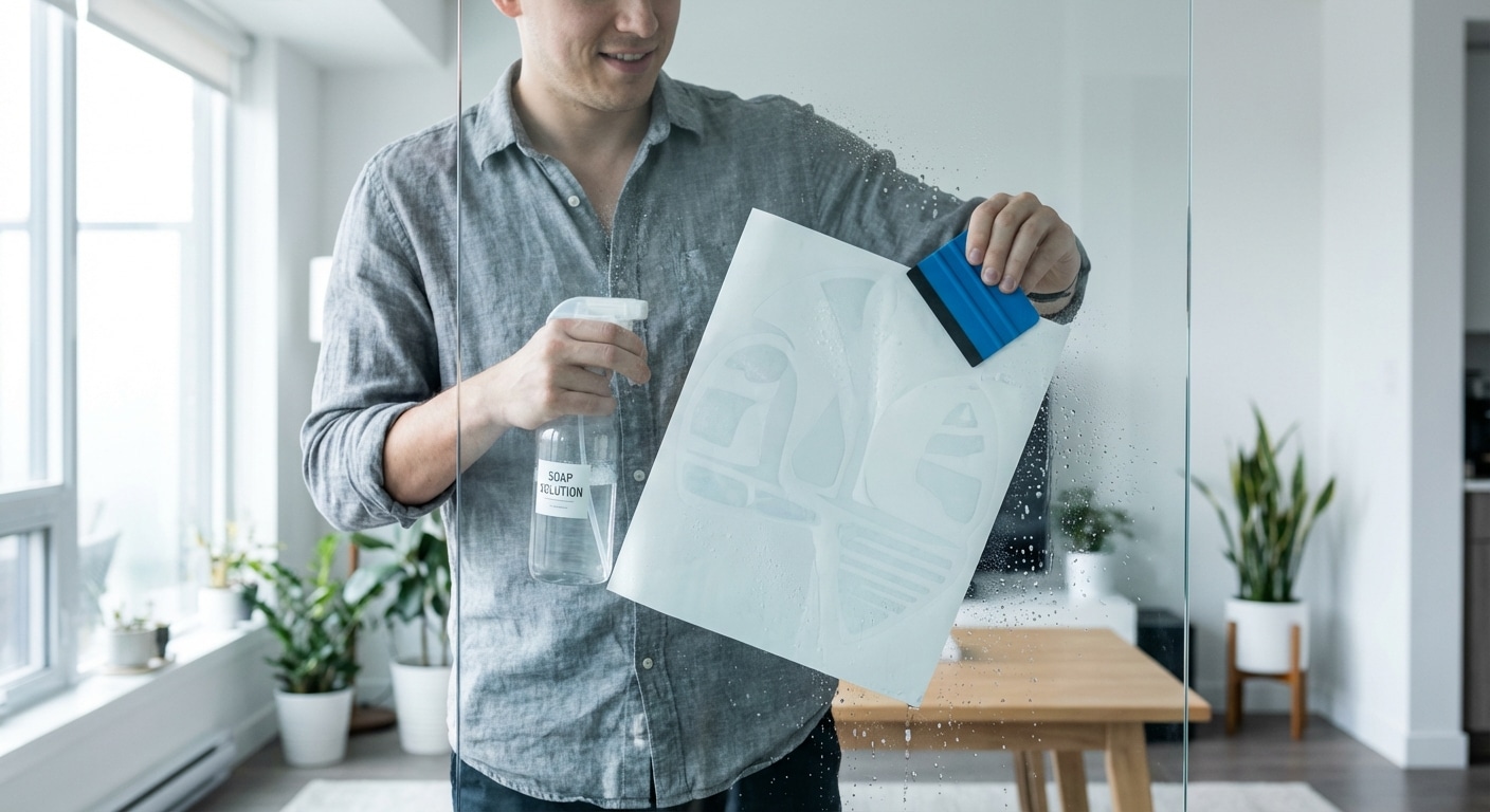 ติดสติ๊กเกอร์แผ่นใหญ่ให้เนียน! เคล็ดลับ 'ติดน้ำ' ไล่ฟองอากาศง่าย มือใหม่ก็ทำได้ - how-to-apply-large-sticker-wet-method