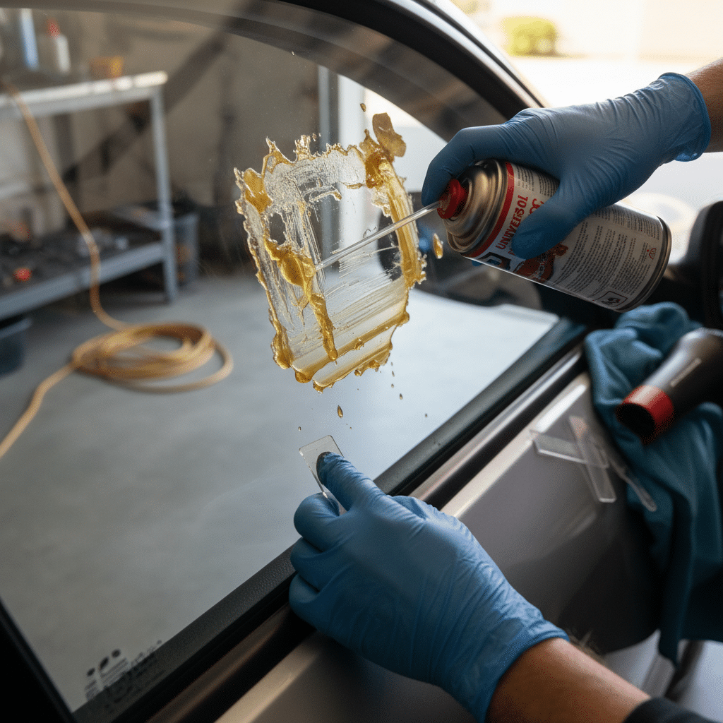 คราบกาวฝังแน่น! 4 วิธีลอก 'สติ๊กเกอร์เก่า' ออกจากกระจกและตัวรถ สีไม่พัง ไม่ทิ้งรอย - how-to-remove-sticker-glue-stains-safely