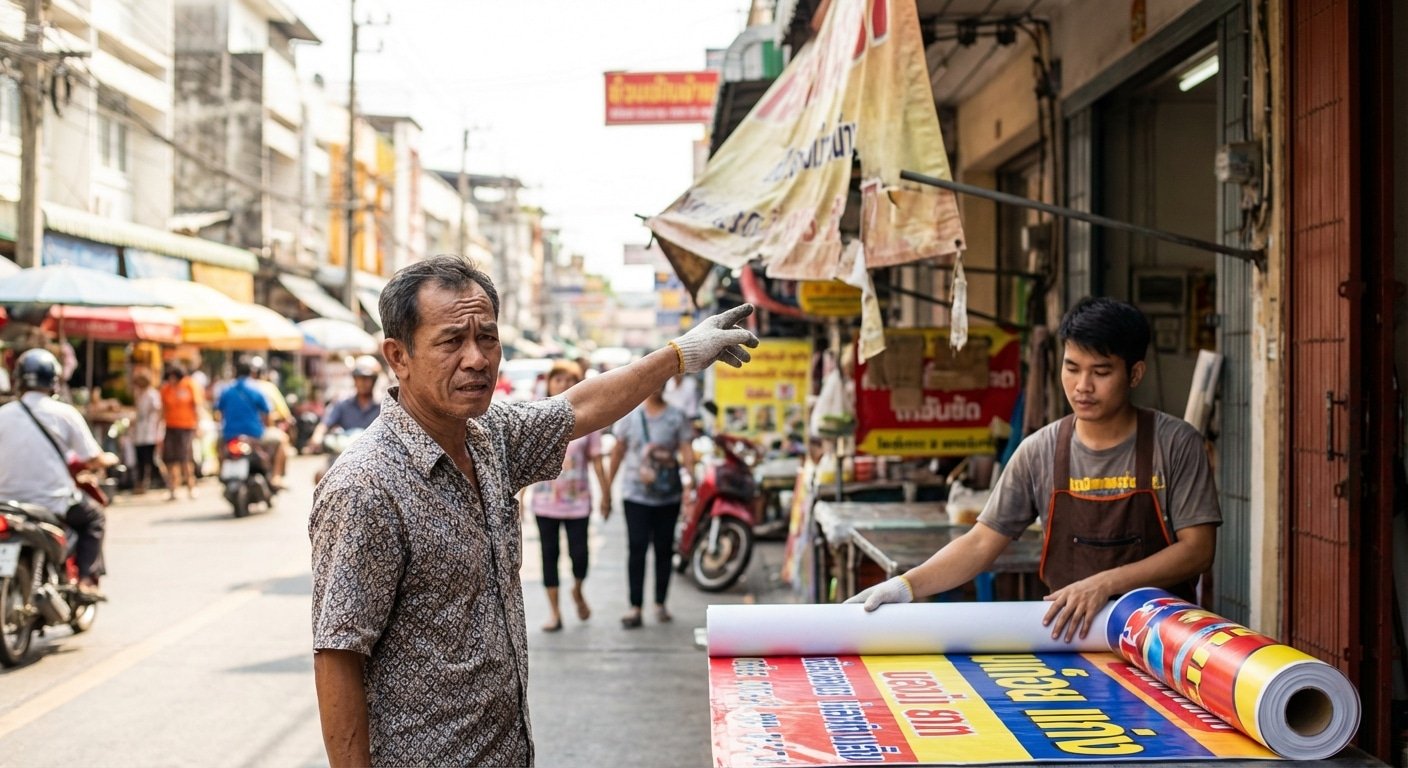 ติดป้ายเดือนเดียวซีด! รู้ทันความต่าง 'Indoor vs Outdoor' เลือกหมึกผิด ชีวิตเปลี่ยน - indoor-vs-outdoor-inkjet-printing-difference