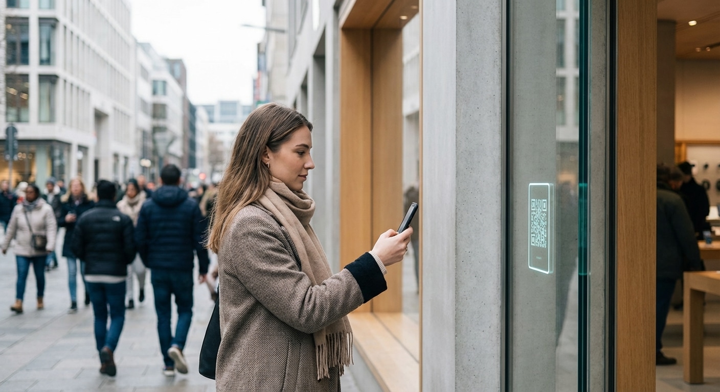 ป้ายไวนิล 2026 ต้องสแกนได้! เปลี่ยนคนผ่านทางเป็นลูกค้า Line OA - interactive-vinyl-qr-marketing-2026