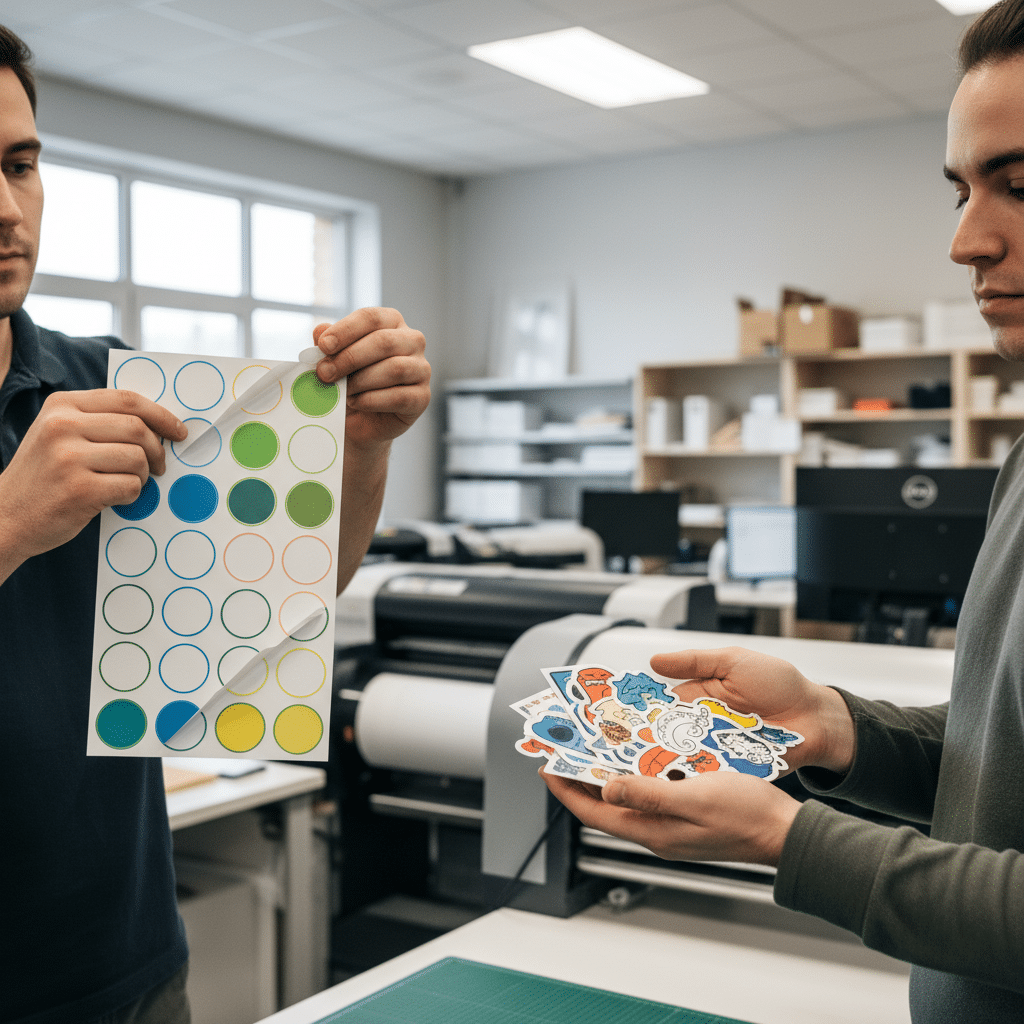 แจกหรือแปะเอง? เทียบชัดๆ 'Kiss Cut vs Die Cut' สั่งแบบไหนคุ้มและตอบโจทย์ - kiss-cut-vs-die-cut-sticker-difference