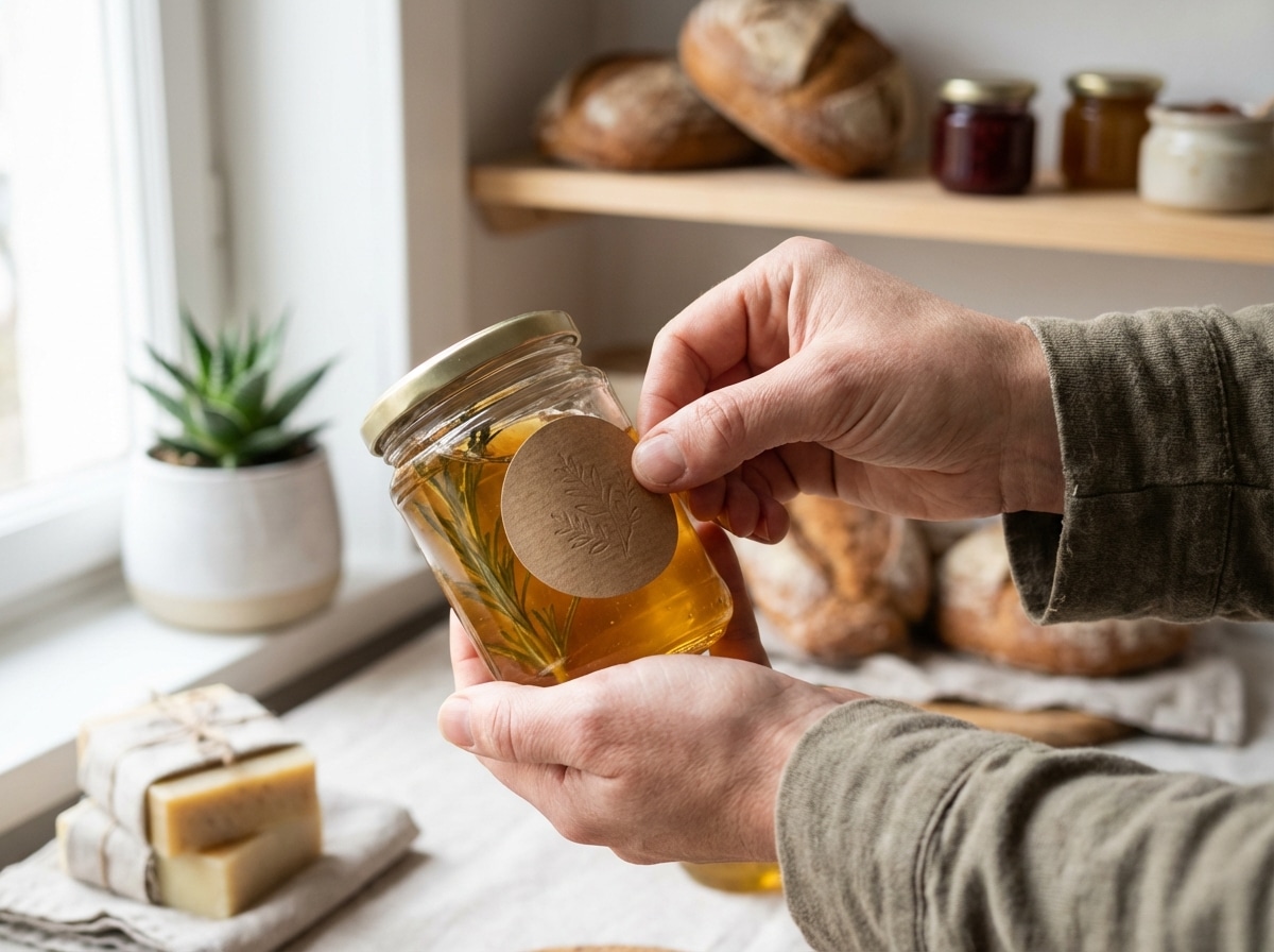 เทรนด์ 2026! สร้างแบรนด์รักษ์โลกด้วย 'ฉลากคราฟท์' เพิ่มมูลค่าสินค้า - kraft-paper-sticker-sustainable-branding-2026