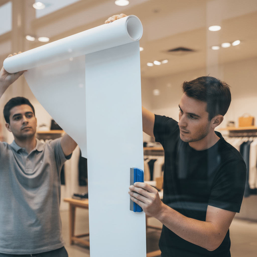 วิธีติดสติ๊กเกอร์แผ่นใหญ่: เรียบเนียน ไร้ฟองอากาศ - large-sticker-application-tips