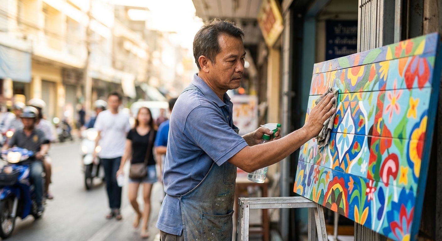 ยืดอายุ “ป้ายหน้าร้าน” ให้สีสดเหมือนใหม่ ท้าแดดเมืองไทย 2026 - maintenance-tips-outdoor-signage-sticker-storefront