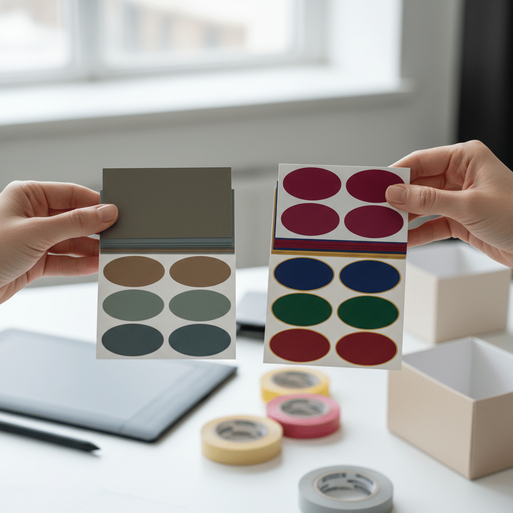 เคลือบด้าน vs เคลือบเงา: เลือกยังไงให้งานพิมพ์ปัง? - matte-vs-glossy-lamination-guide