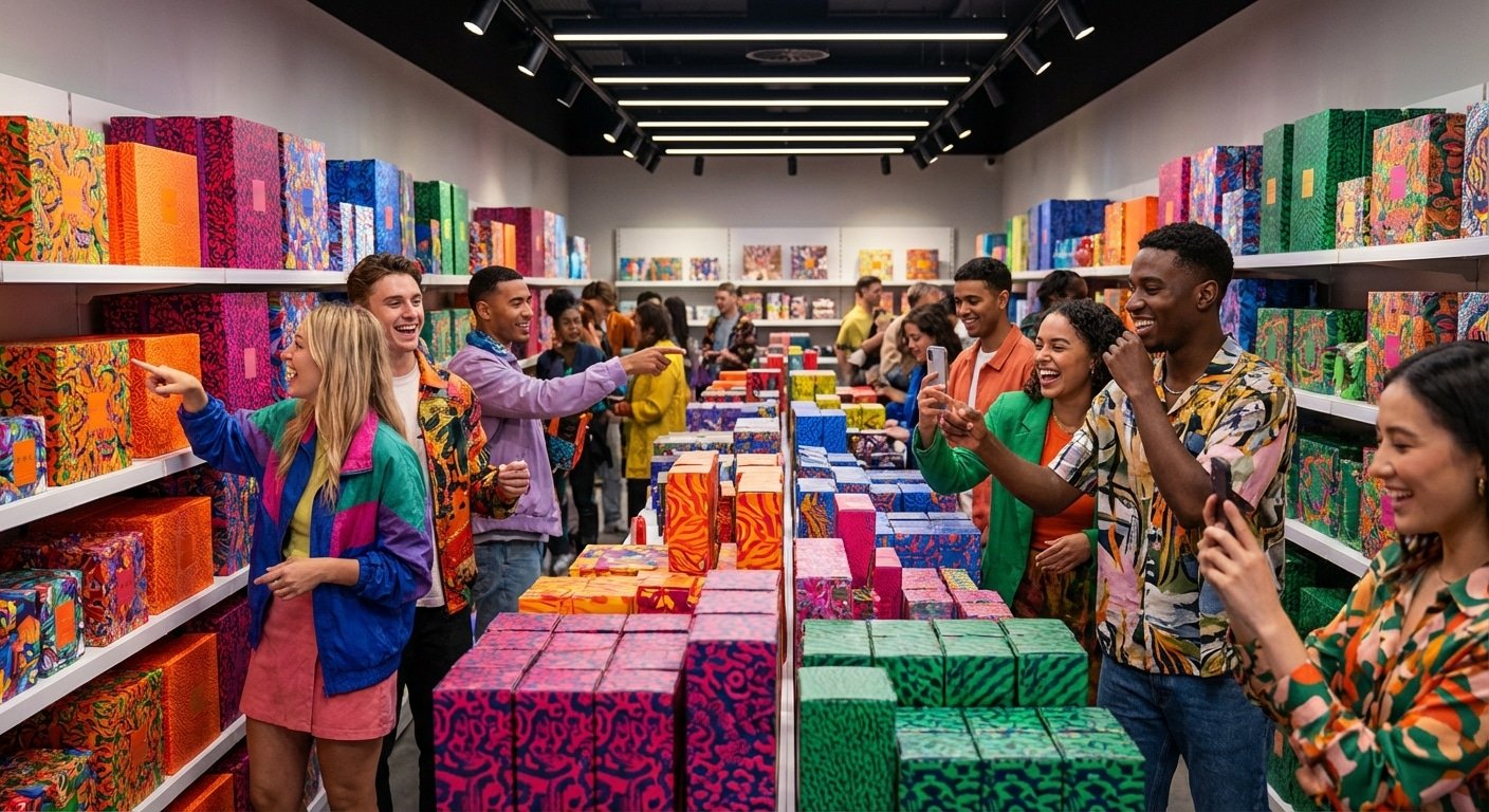 มินิมอลหลบไป! ส่องเทรนด์ออกแบบ 2026 'Maximalism' จัดเต็มสีสัน ดันสินค้า SME ให้โลกจำ - maximalism-packaging-design-trend-sme-2026