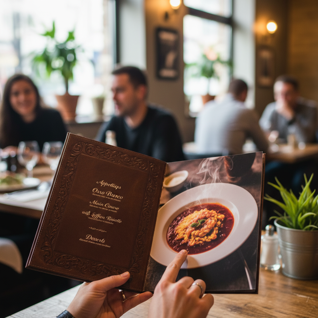 เปลี่ยนเมนูธรรมดาให้ทำเงิน! 5 ทริคออกแบบให้ลูกค้าสั่งของแพง - menu-design-psychology-increase-restaurant-sales