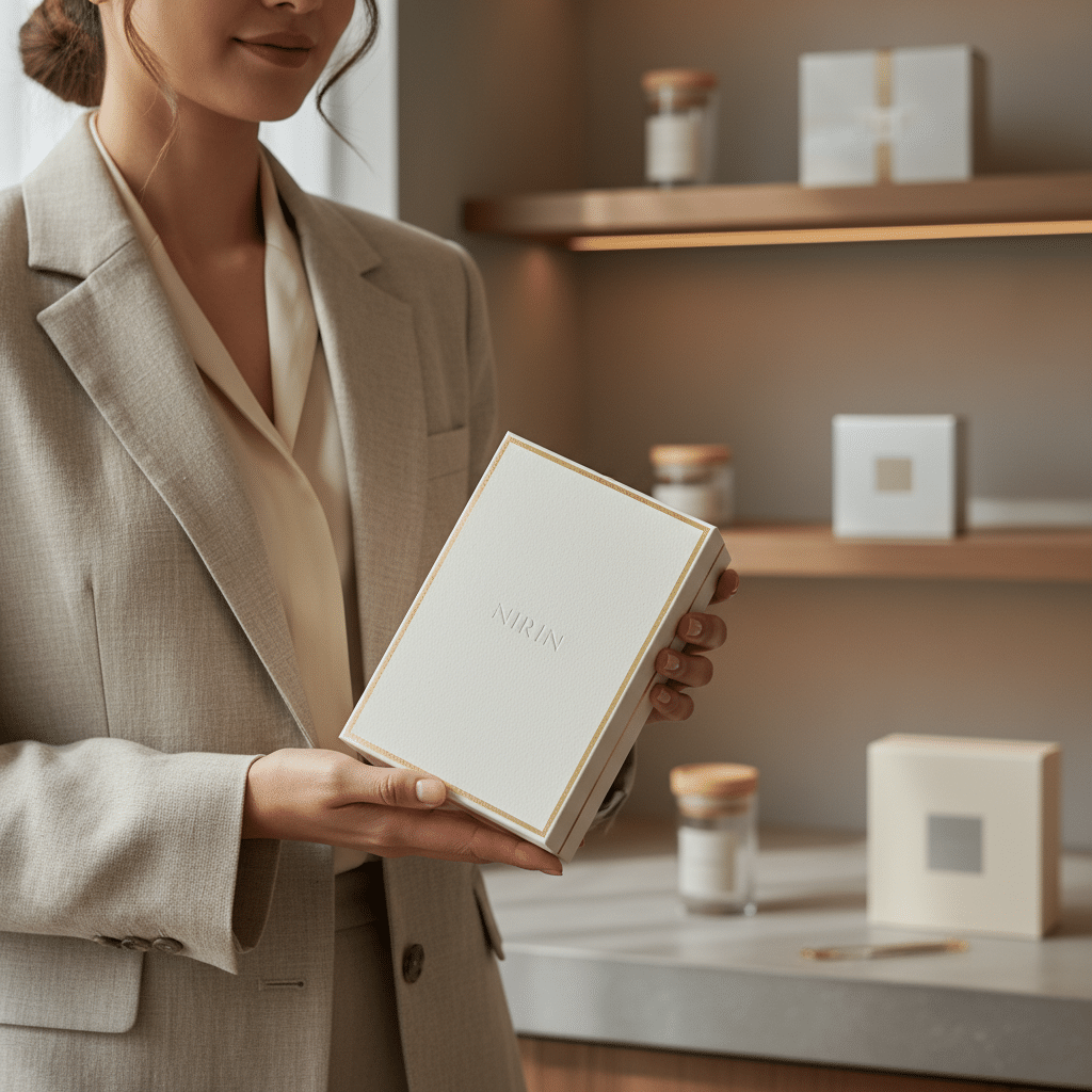 เทรนด์ Minimaluxe: แพ็กเกจจิ้ง SME น้อยแต่ดูแพง ปี 2026 - minimaluxe-packaging-design-trend-2026