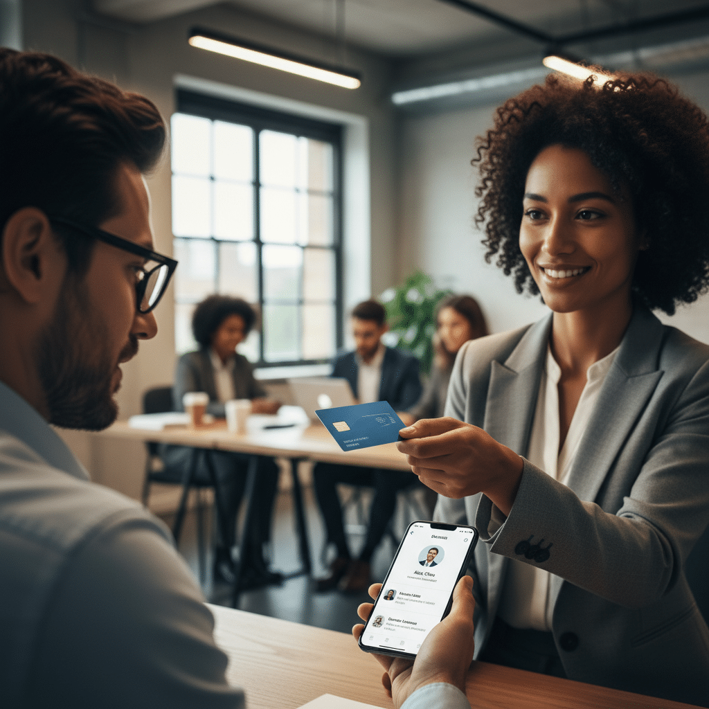 แตะแล้วปิ๊ง! นามบัตร NFC เทรนด์ใหม่ที่ SME ต้องลอง - nfc-business-card-print-trend