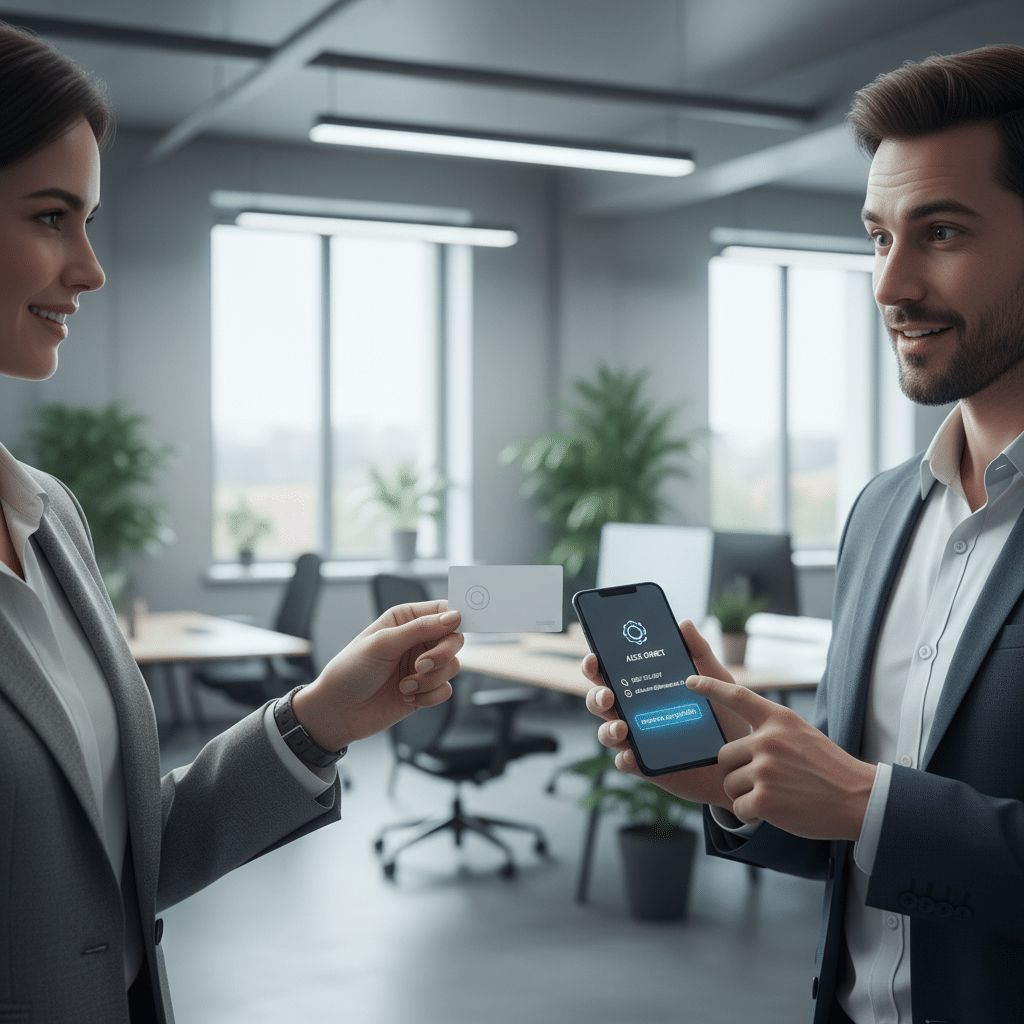 นามบัตรธรรมดาโลกไม่จำ! รู้จัก 'NFC Business Card' แตะมือถือปุ๊บ Save เบอร์ปั๊บ เทรนด์ปี 2026 - nfc-smart-business-card-trend-2026