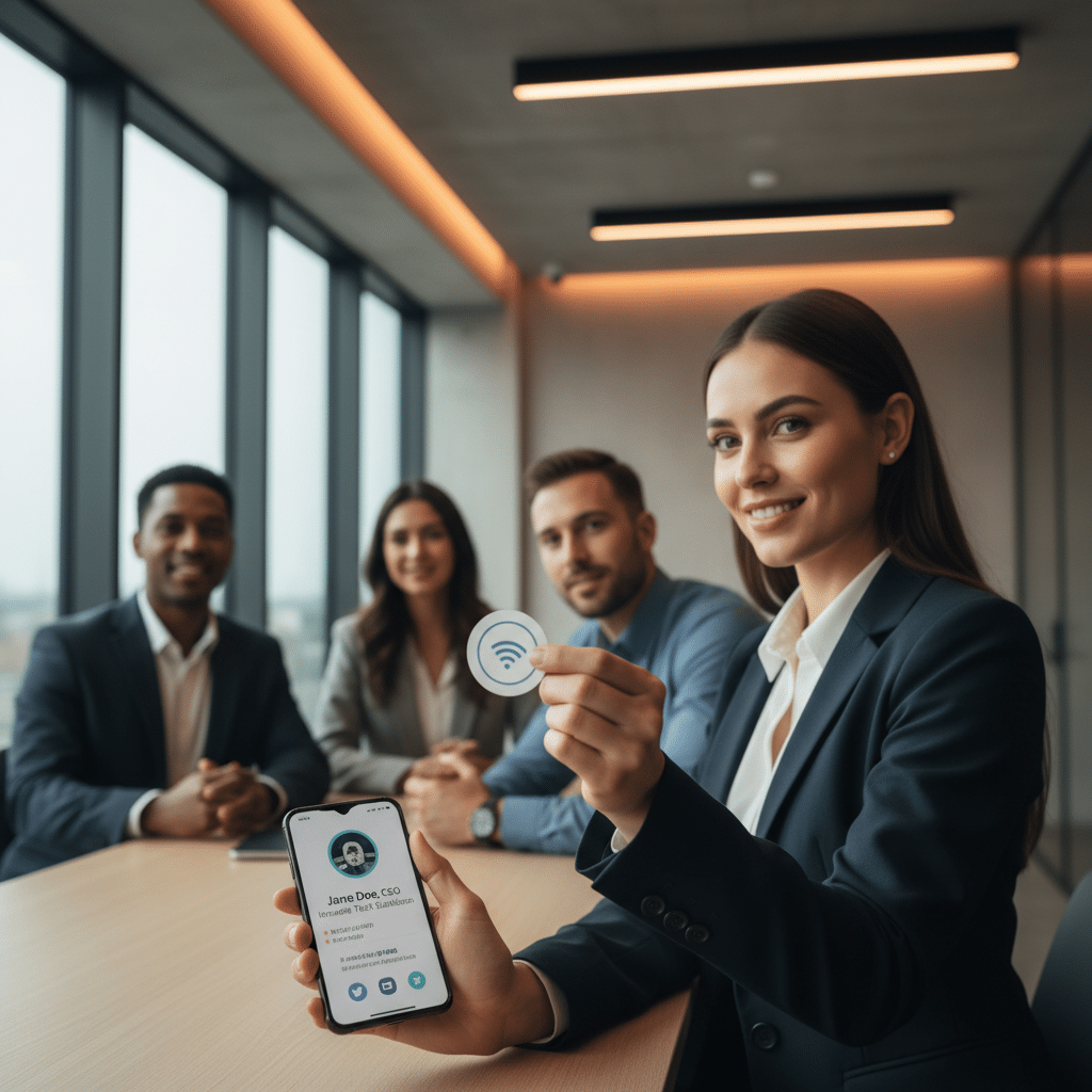 แตะปุ๊บเด้งปั๊บ! 'NFC Sticker' นามบัตรอัจฉริยะยุค 2026 ที่คนทำธุรกิจต้องมี - nfc-sticker-smart-business-card-2026