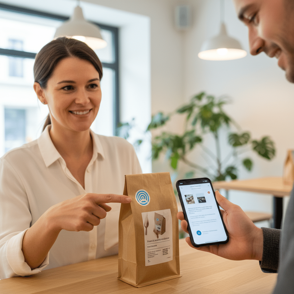 แตะปุ๊บรู้ปั๊บ! สติ๊กเกอร์ NFC อาวุธใหม่ SME สายเทค - nfc-sticker-sme-marketing-tech