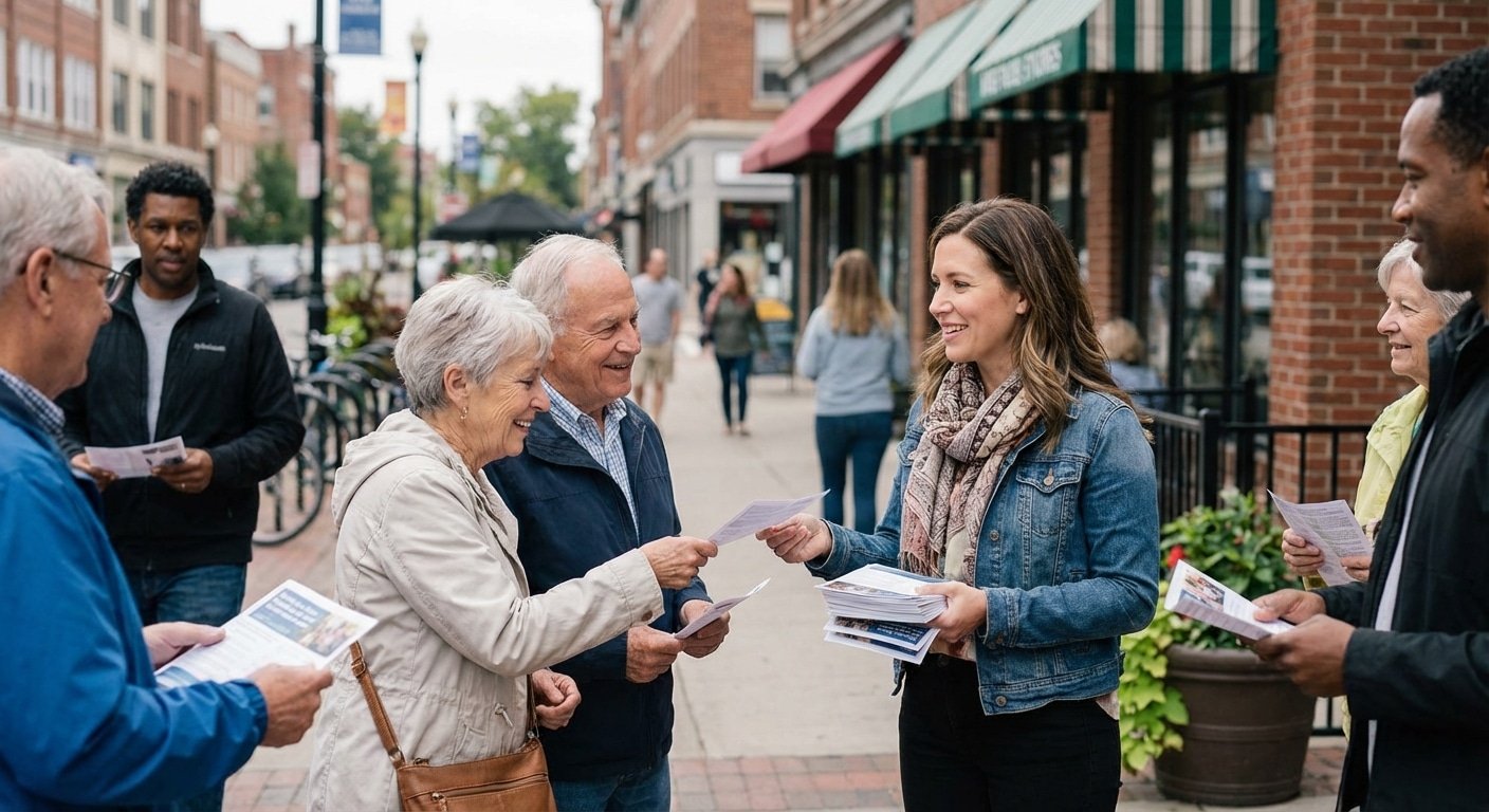 ยิงแอดแพงไม่คุ้ม? ทางรอด SME 2026 หันซบ 'Offline Marketing' แจกใบปลิว-โบรชัวร์ เจาะลูกค้าในพื้นที่ได้ผลกว่า! - offline-marketing-flyer-brochure-comeback-2026