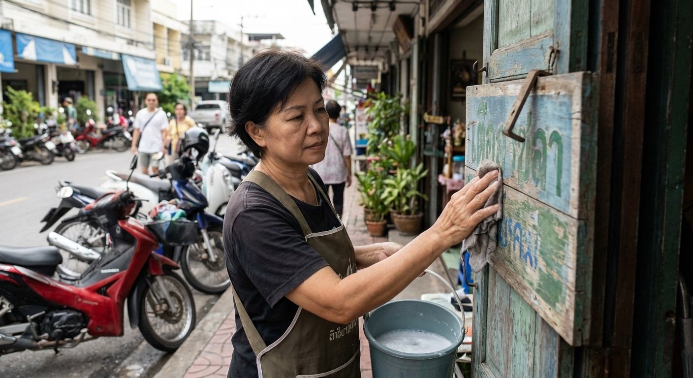 ป้ายซีดไวทำไงดี? 5 วิธีดูแล 'ป้ายหน้าร้าน' ให้อยู่ยาว ไม่ต้องเปลี่ยนบ่อย - outdoor-signage-maintenance-tips-extend-lifespan