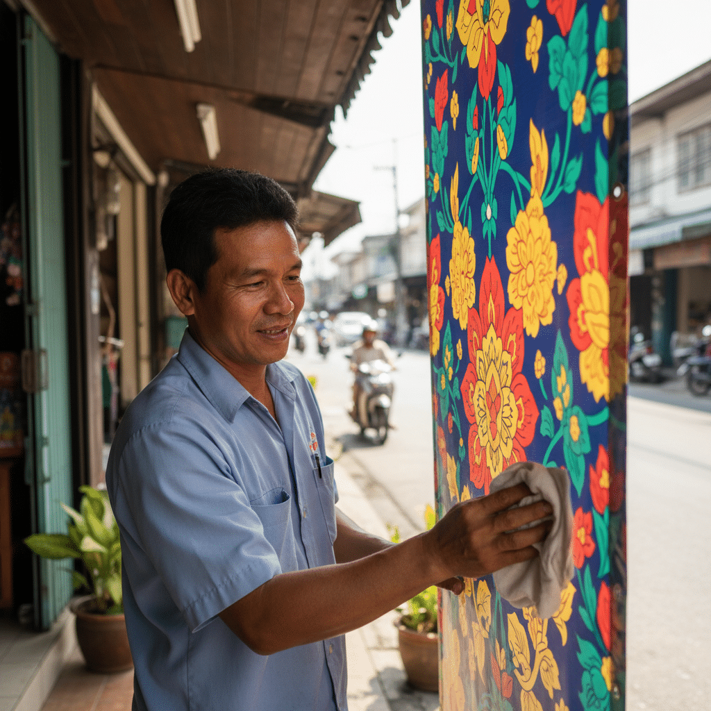 ยืดอายุ 'ป้ายไวนิล' ทนแดดทนฝน ด้วย 5 เทคนิคง่ายๆ - outdoor-vinyl-banner-care-tips