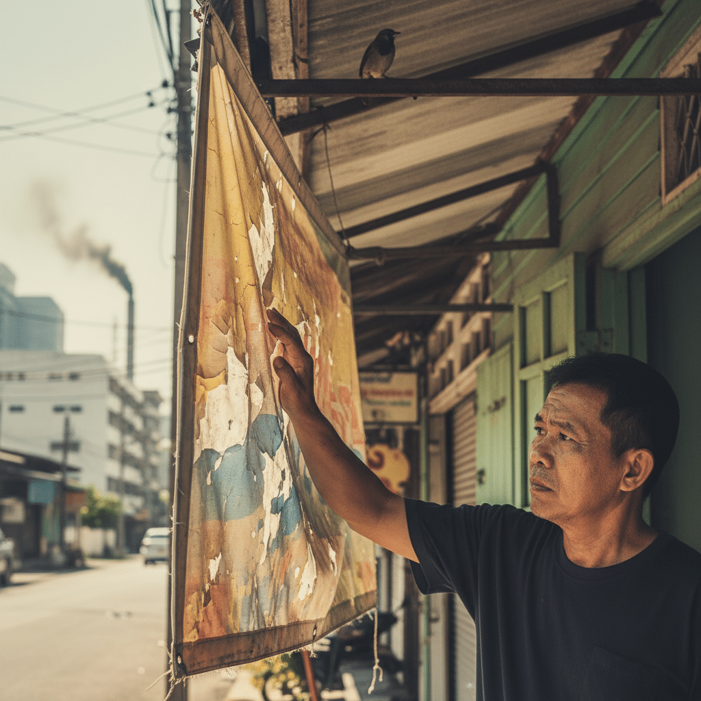 ป้ายซีดไวทำไงดี? 4 วิธีดูแล 'ป้ายไวนิล' ให้สีสด ไม่กรอบแตก สู้แดดเมืองไทย - outdoor-vinyl-signage-maintenance-tips