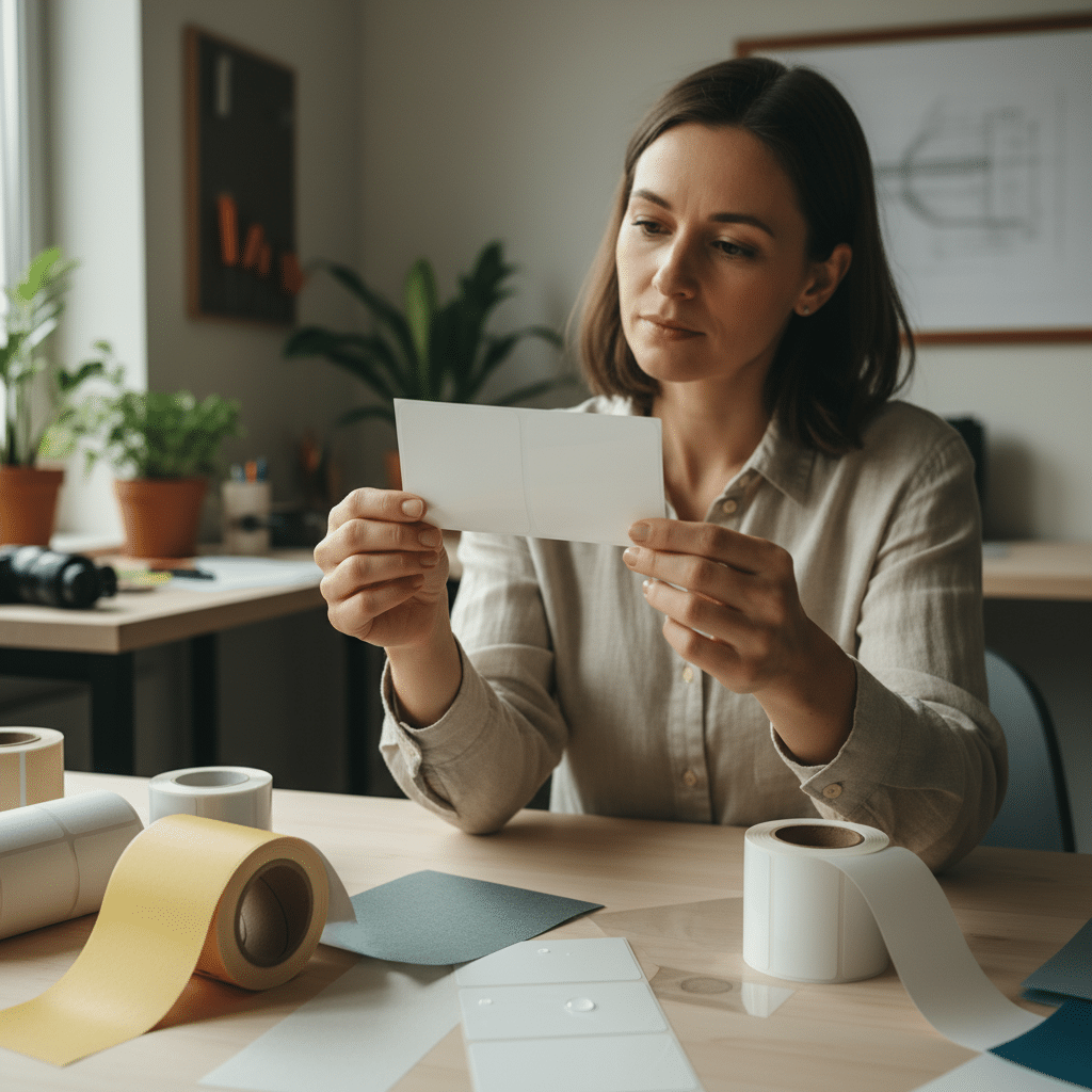 สติ๊กเกอร์กระดาษ, PP, PVC ต่างกันยังไง? เลือกให้ถูกกับแบรนด์ - paper-pp-pvc-sticker-comparison