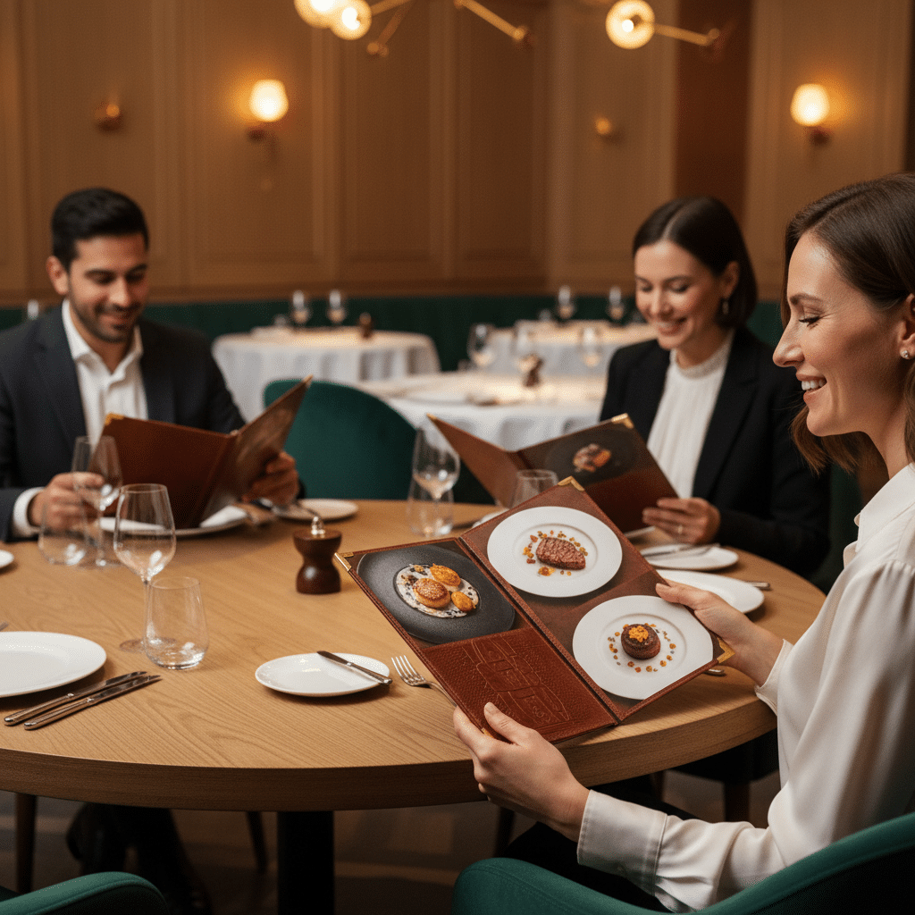 จับตาเทรนด์ร้านอาหาร 2026: การกลับมาของ 'เมนูเล่ม' ที่ QR Code ทดแทนไม่ได้ - physical-menu-comeback-restaurant-trend-2026
