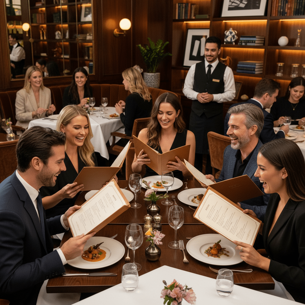 QR Code ไม่พอ! จิตวิทยา 'เมนูเล่ม' ปี 2026 ทำไมร้านอาหารต้องมีถ้าอยากอัปยอดขาย - physical-menu-vs-qr-code-psychology-sales-2026