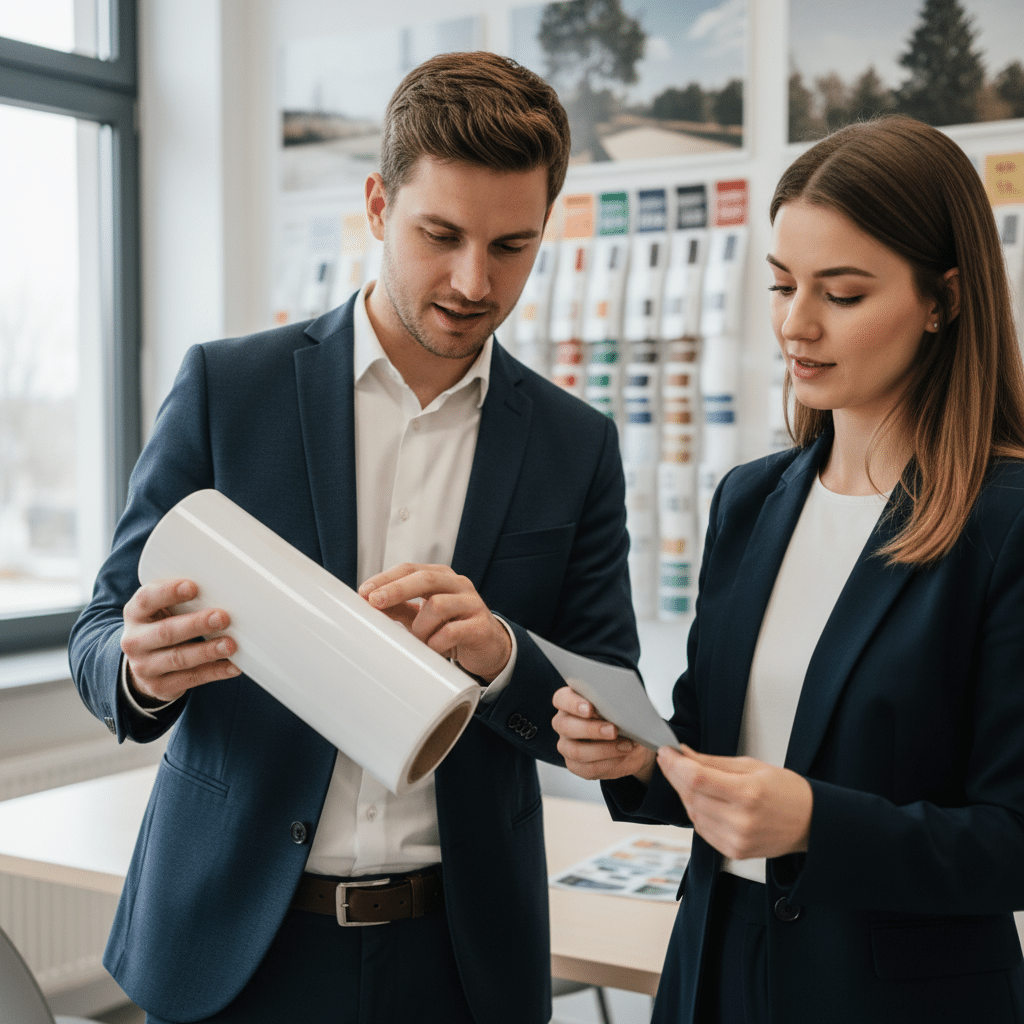 กันน้ำเหมือนกัน? เทียบชัดๆ 'สติ๊กเกอร์ PP vs PVC' งานไหนควรใช้ตัวไหน - pp-vs-pvc-sticker-material-comparison