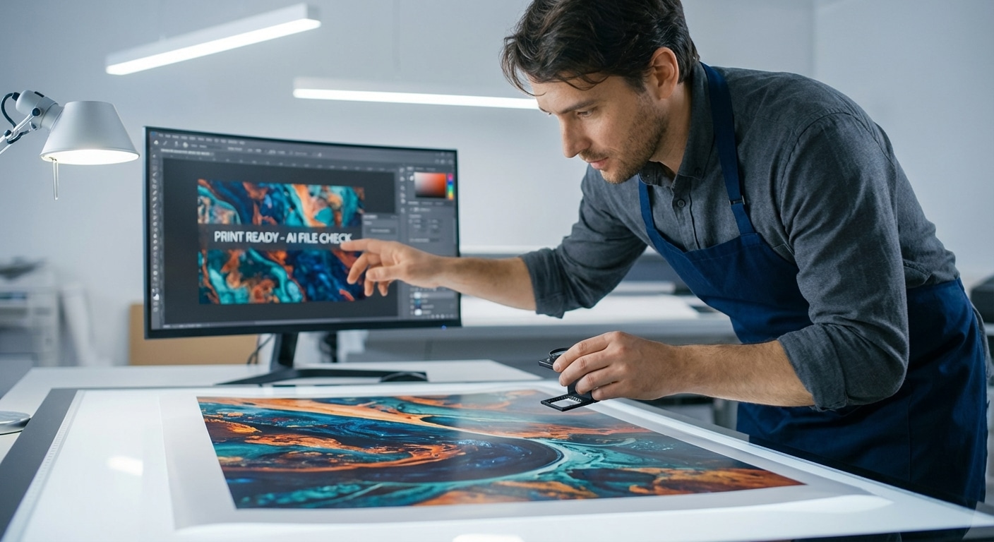 ภาพ AI พิมพ์ได้ไหม? วิธีเตรียมไฟล์ให้คมชัด ไม่แตก (ฉบับ 2026) - printing-ai-generated-images-guide-2026