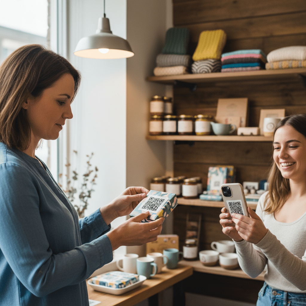 QR Code บนสติ๊กเกอร์: การตลาด 0 บาทที่ SME ต้องลองใช้ - qr-code-sticker-sme-marketing