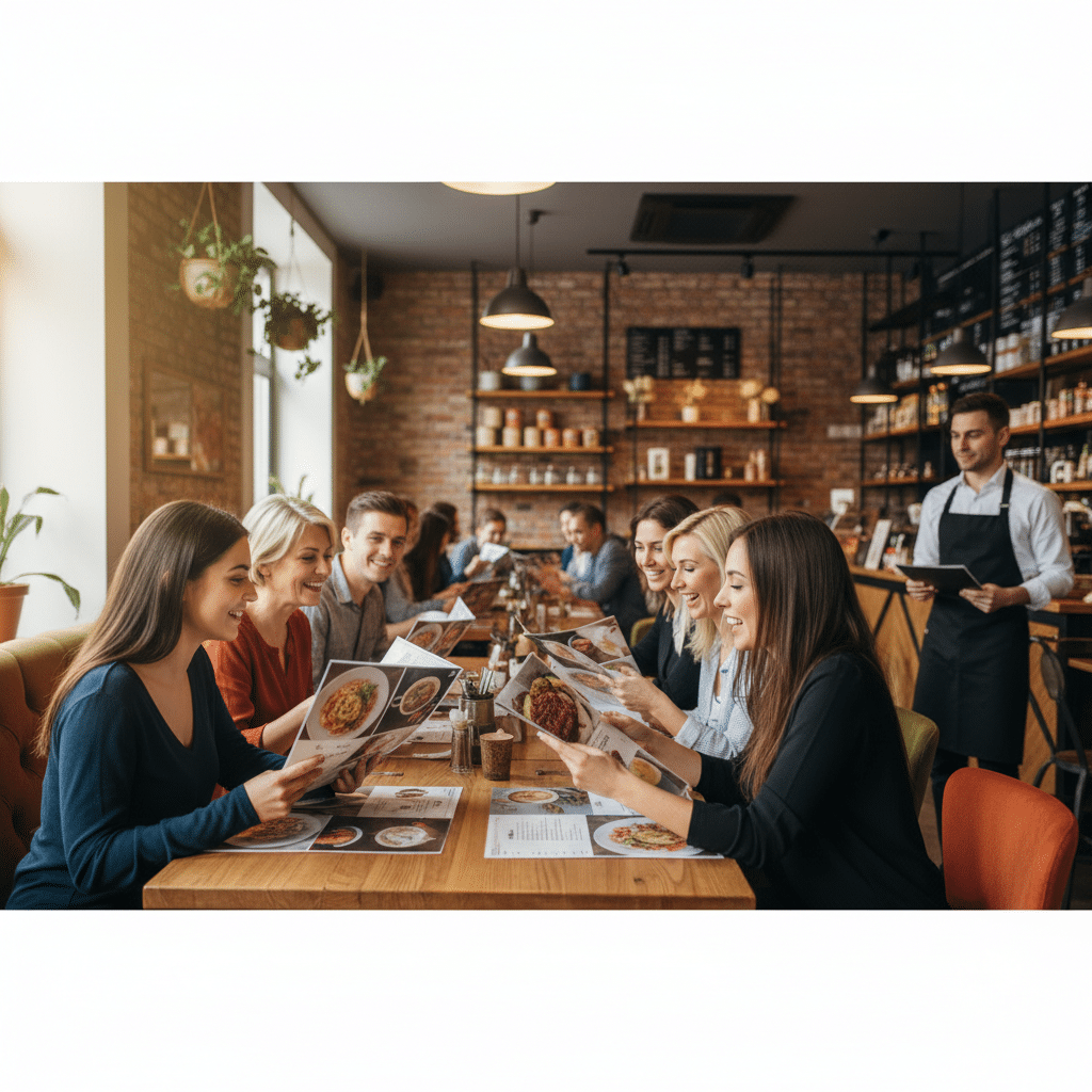 เมนูคือเซลล์แมน! 5 ทริค 'ออกแบบเมนู' ให้ลูกค้าหิวจนสั่งเพิ่ม - restaurant-menu-design-psychology-sales