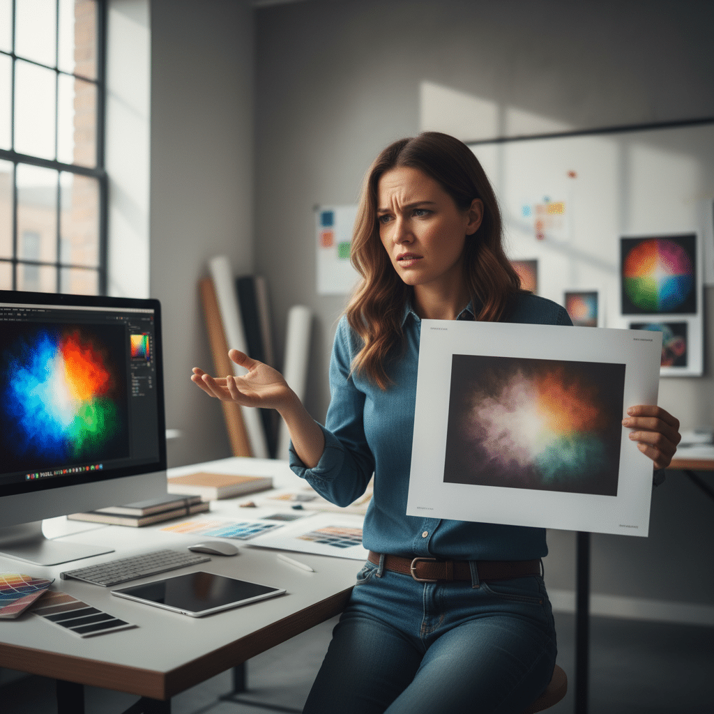 ออกแบบสีสดแต่พิมพ์ออกมาหมอง! รู้ทัน 'RGB vs CMYK' ก่อนส่งไฟล์โรงพิมพ์ - rgb-vs-cmyk-color-difference-printing-guide