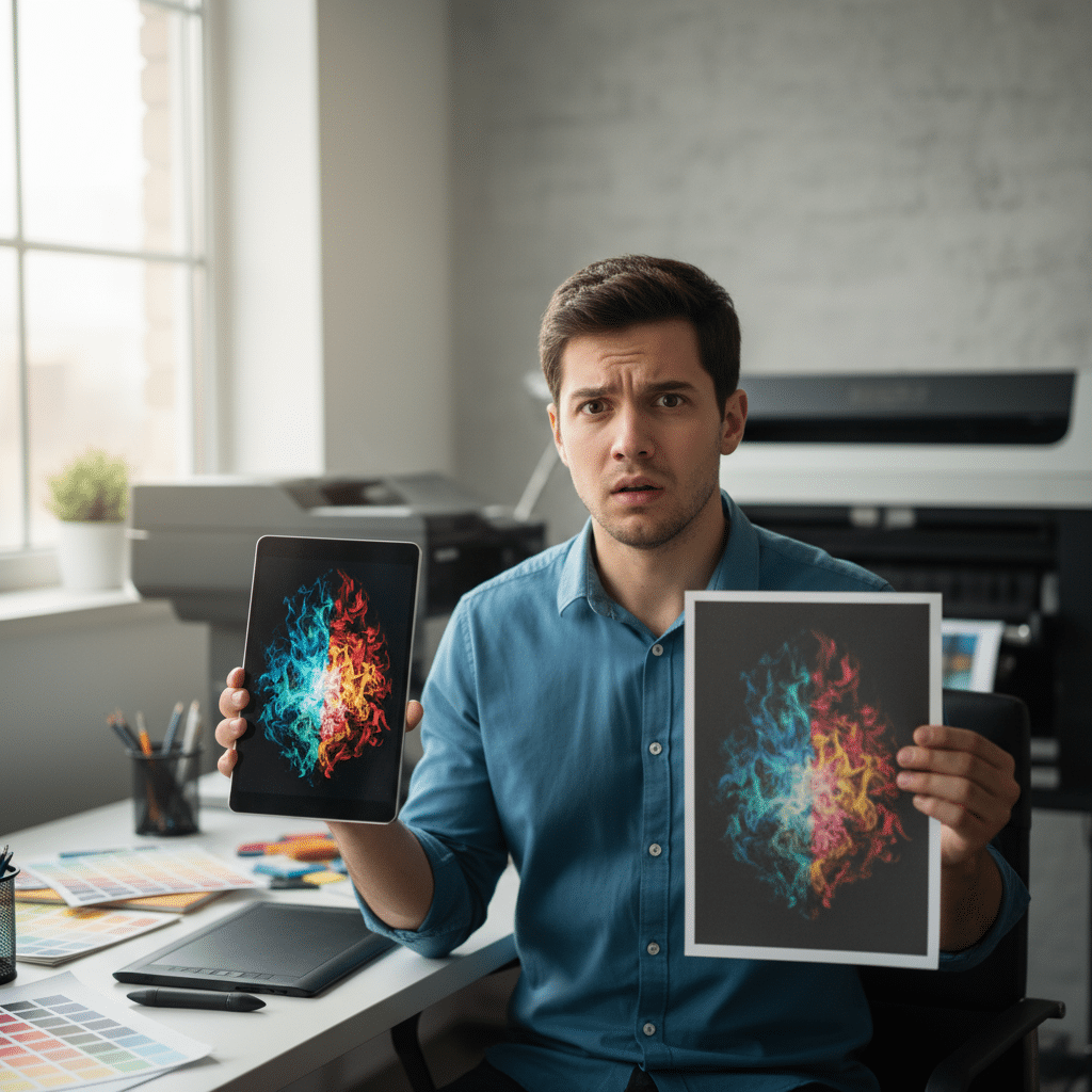 ออกแบบสีสดแต่พิมพ์ออกมาหมอง? ไขปริศนา 'RGB vs CMYK' ที่กราฟิกมือใหม่ต้องรู้ - rgb-vs-cmyk-color-mode-printing-guide