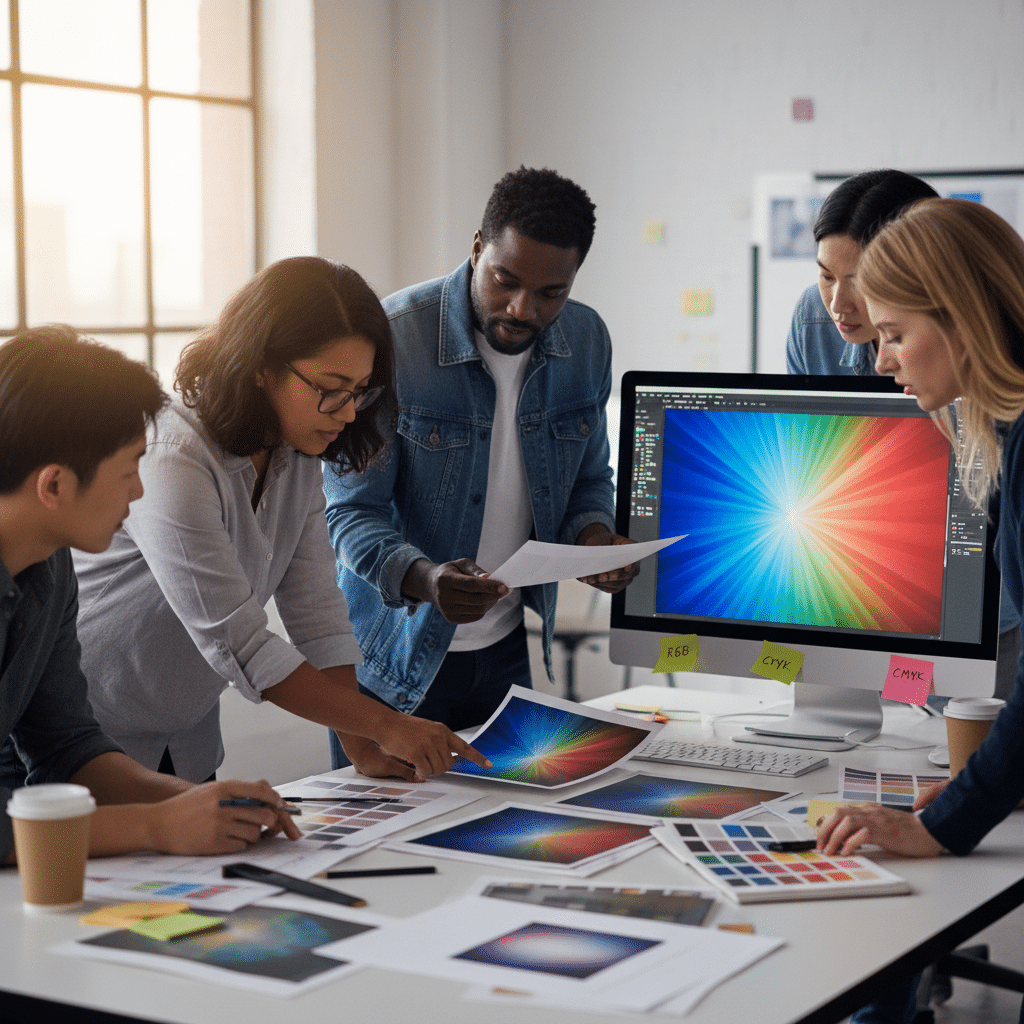 ทำไมสีเพี้ยน? จบปัญหาโลกแตก 'RGB vs CMYK' ตั้งค่าไฟล์ยังไงให้ตรงปก - rgb-vs-cmyk-color-mode-printing-guide