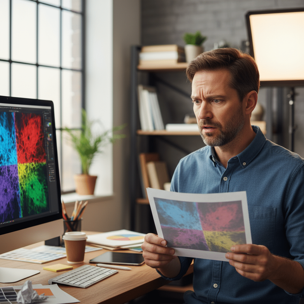 หน้าจอสีสด ทำไมพิมพ์ออกมาตุ่น? ไขข้อข้องใจ 'RGB vs CMYK' ตั้งค่าผิด สีเพี้ยนทันที! - rgb-vs-cmyk-color-mode-printing-guide