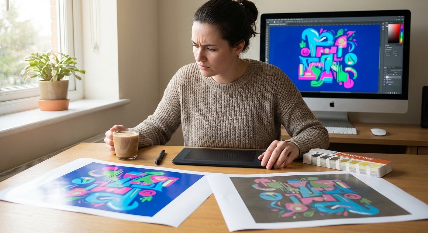 สีเพี้ยนเพราะอะไร? เทียบชัดๆ 'RGB vs CMYK' ออกแบบในคอมสวยแต่พิมพ์ออกมาตุ่น แก้ยังไง? - rgb-vs-cmyk-color-mode-printing-guide