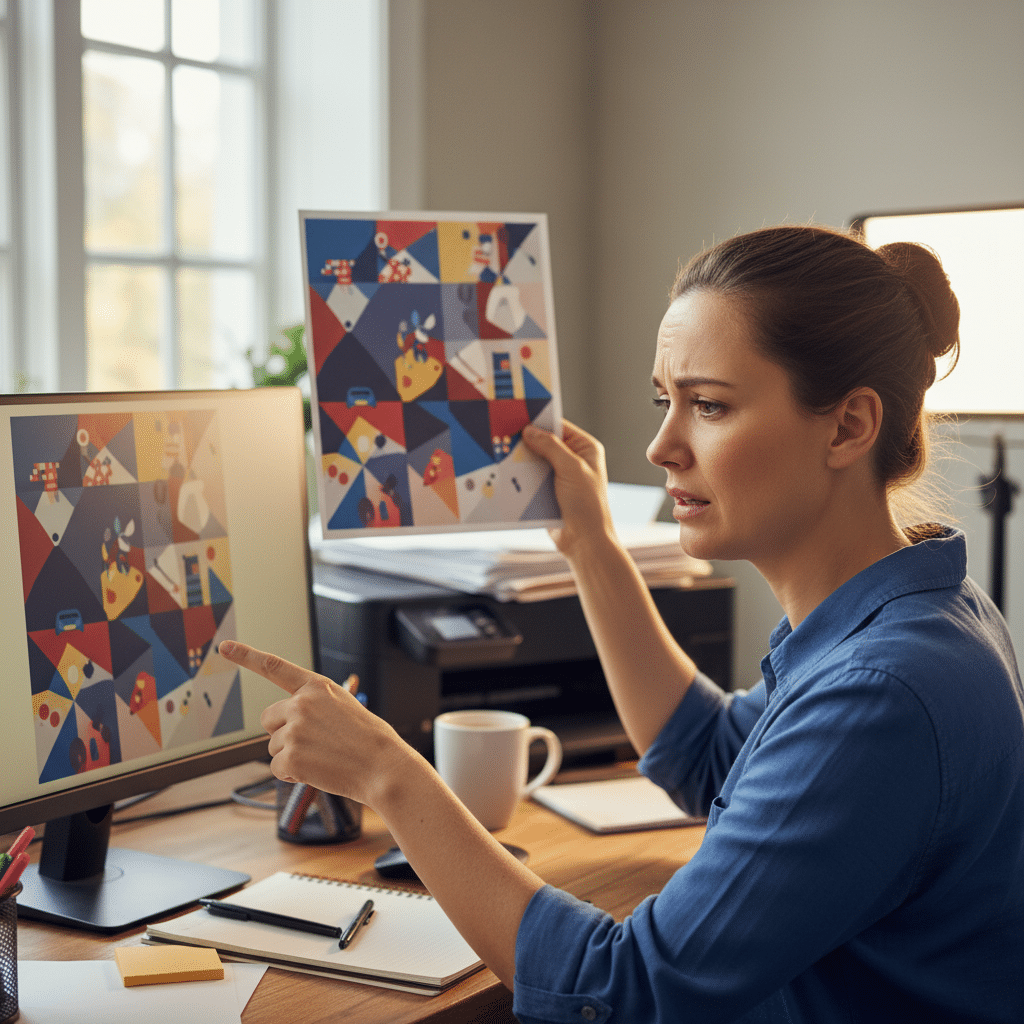 สีเพี้ยน! ทำไมสีหน้าจอกับงานพิมพ์จริงไม่เหมือนกัน? - rgb-vs-cmyk-color-printing-guide